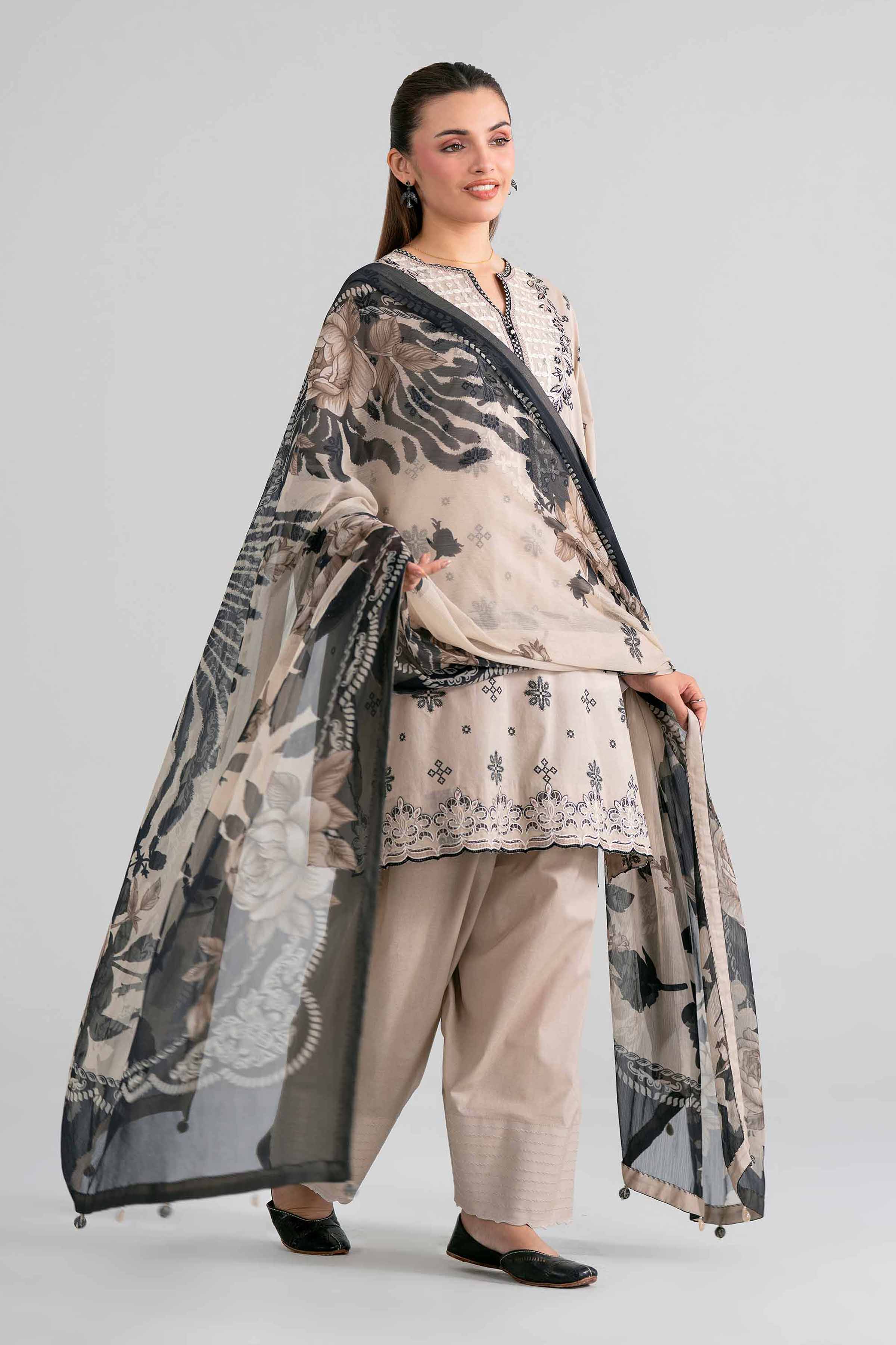 Original Nishat 3 Piece - Digital Printed Embroidered Suit - 42602001 | Buy Online in Pakistan