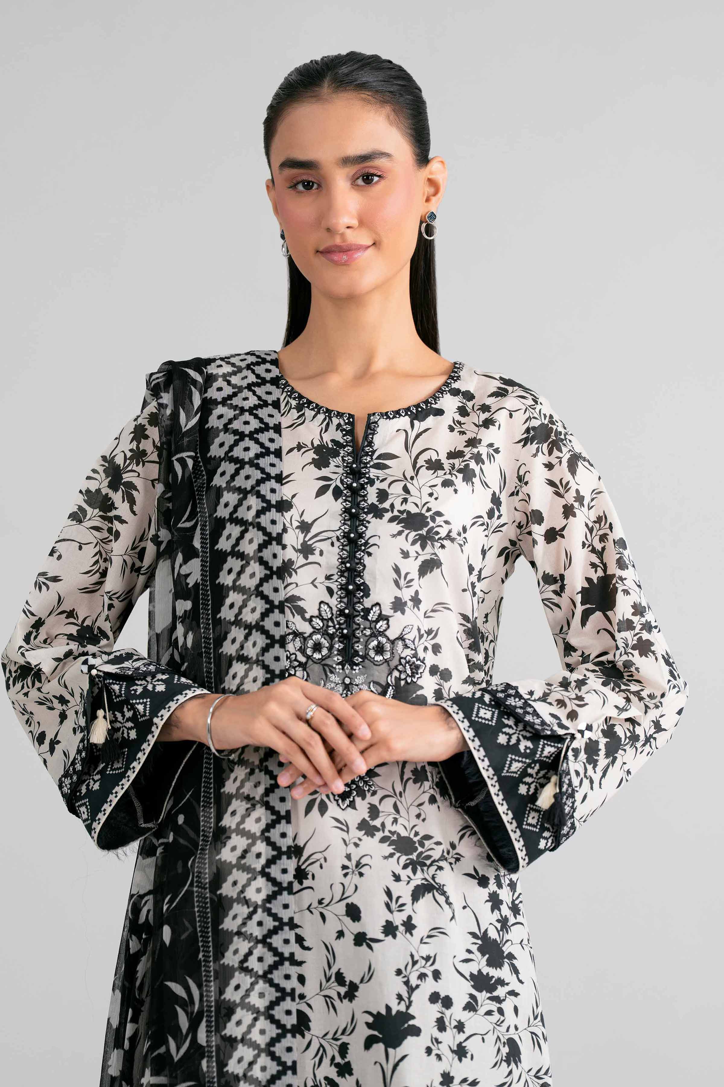 Original Nishat 3 Piece - Digital Printed Embroidered Suit - 42602003 | Buy Online in Pakistan