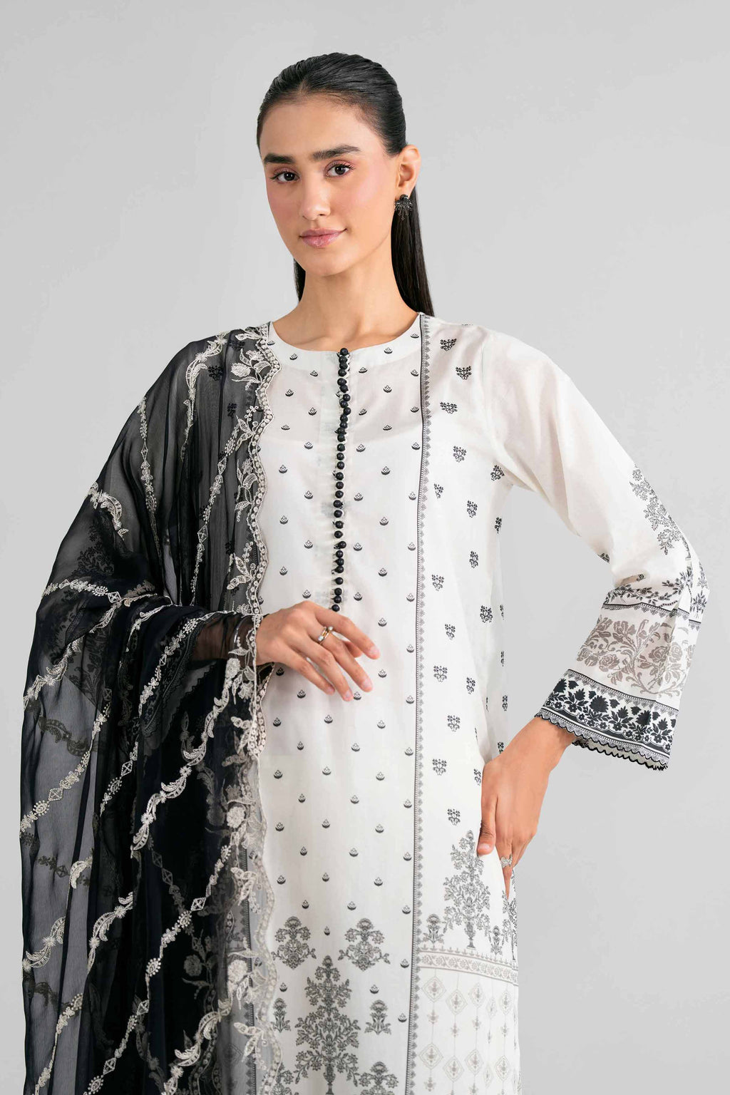 Original Nishat 3 Piece - Digital Printed Embroidered Suit - 42602007 | Buy Online in Pakistan