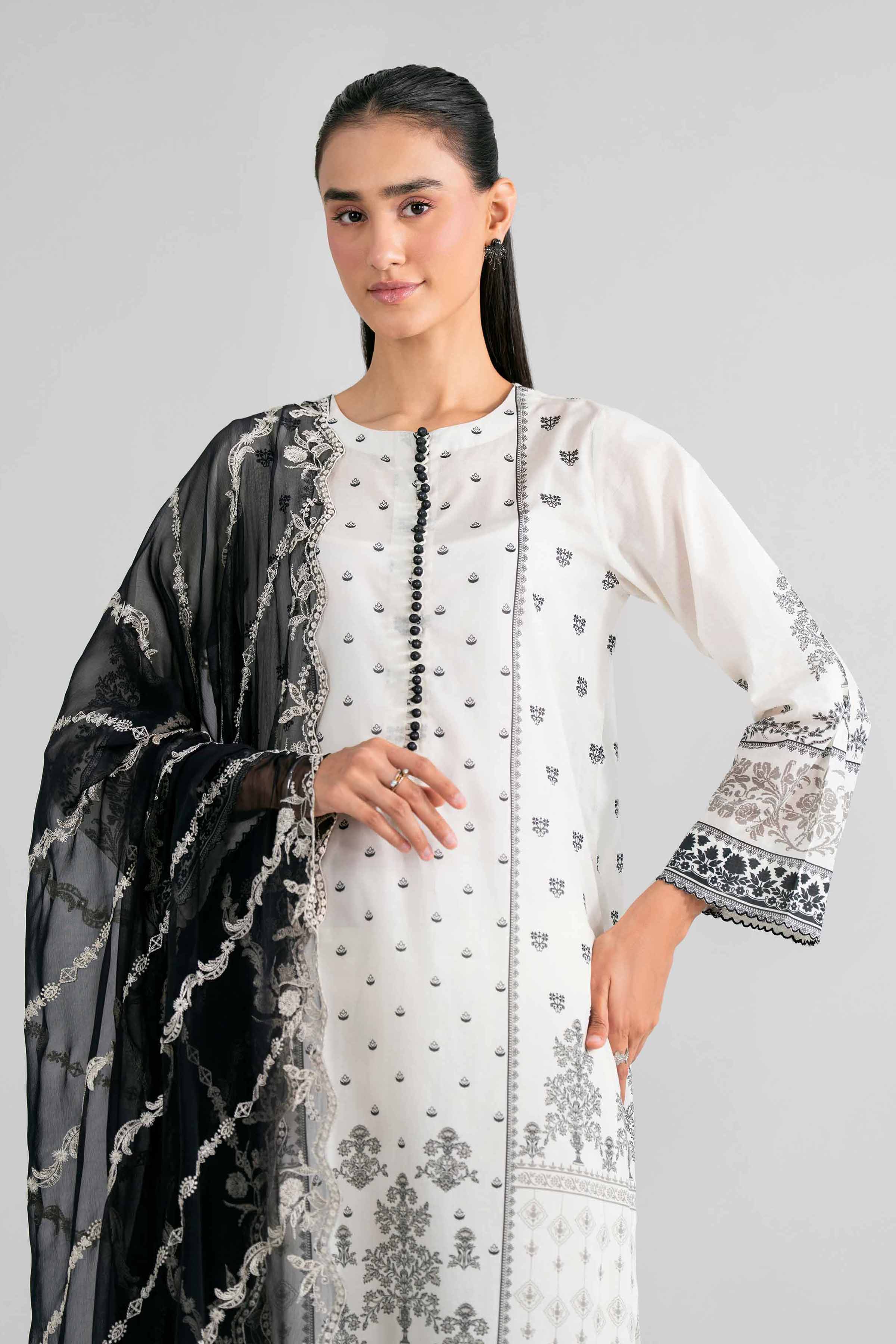 Original Nishat 3 Piece - Digital Printed Embroidered Suit - 42602007 | Buy Online in Pakistan