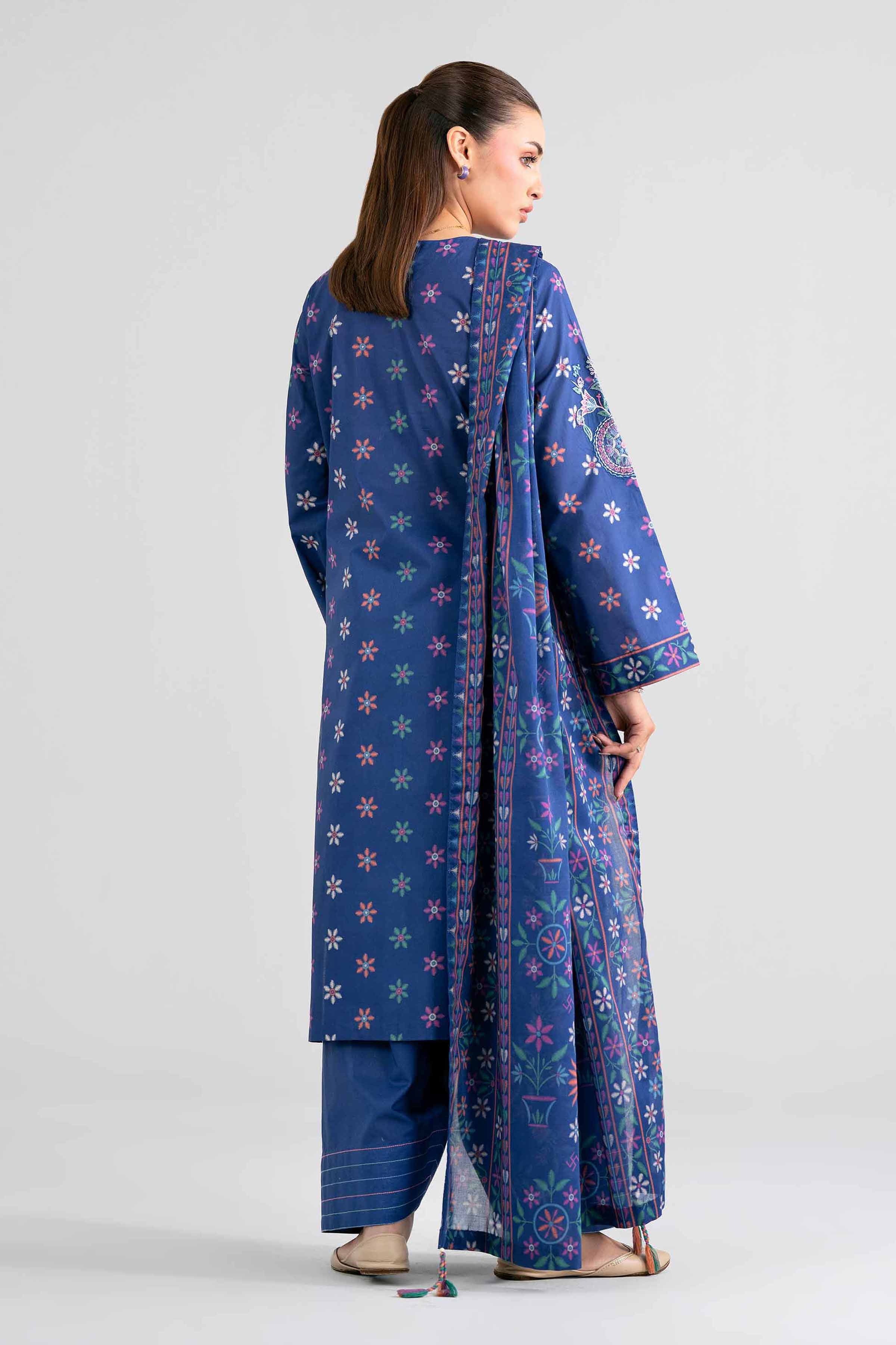 Original Nishat 3 Piece - Printed Embroidered Suit - 42602014 | Buy Online in Pakistan