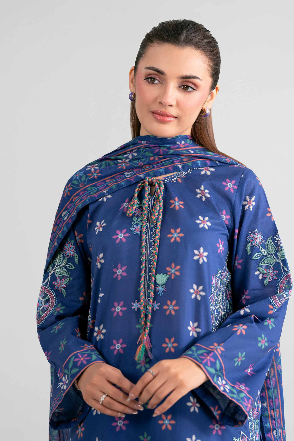 Original Nishat 3 Piece - Printed Embroidered Suit - 42602014 | Buy Online in Pakistan