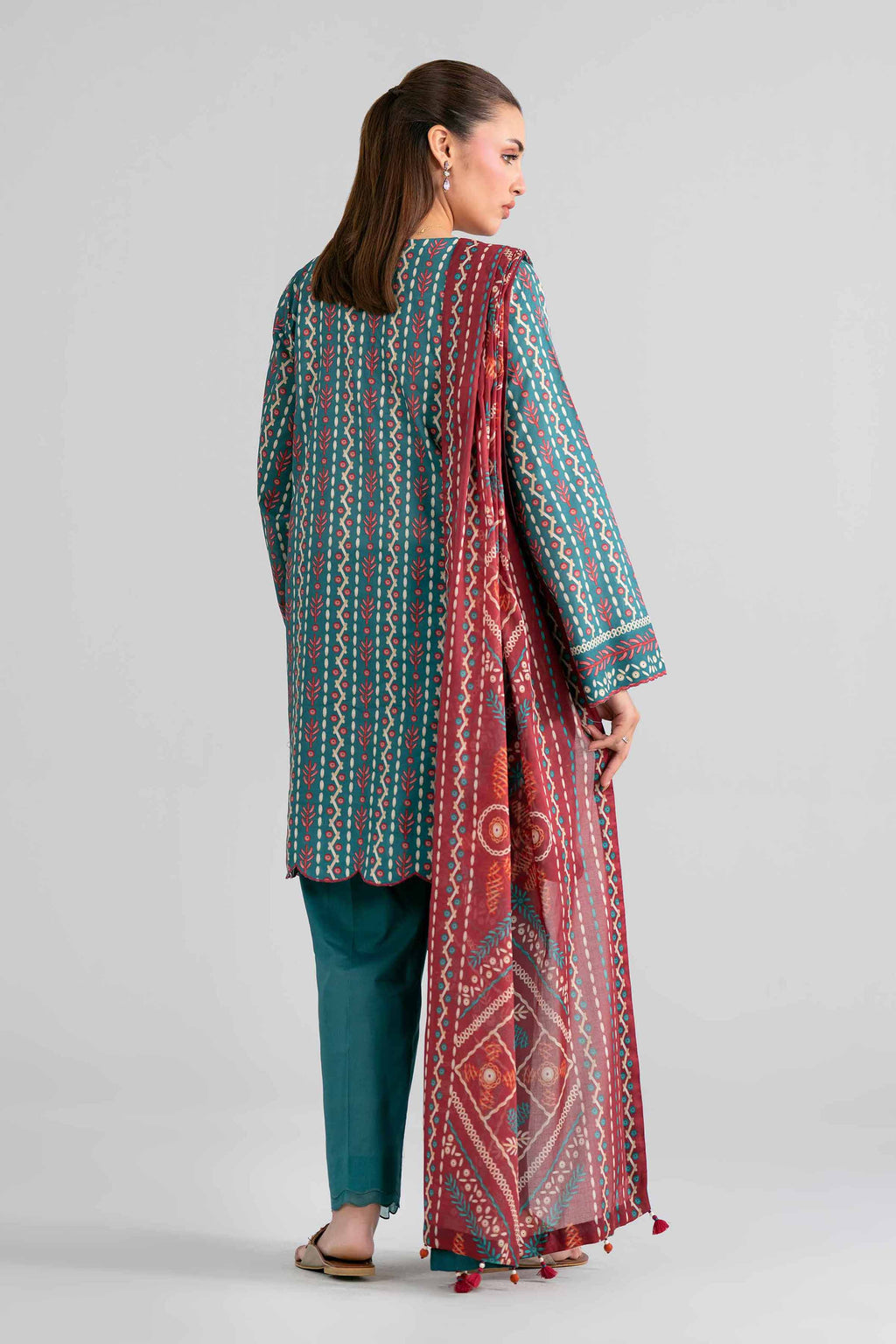 Original Nishat 3 Piece - Printed Embroidered Suit - 42602016 | Buy Online in Pakistan