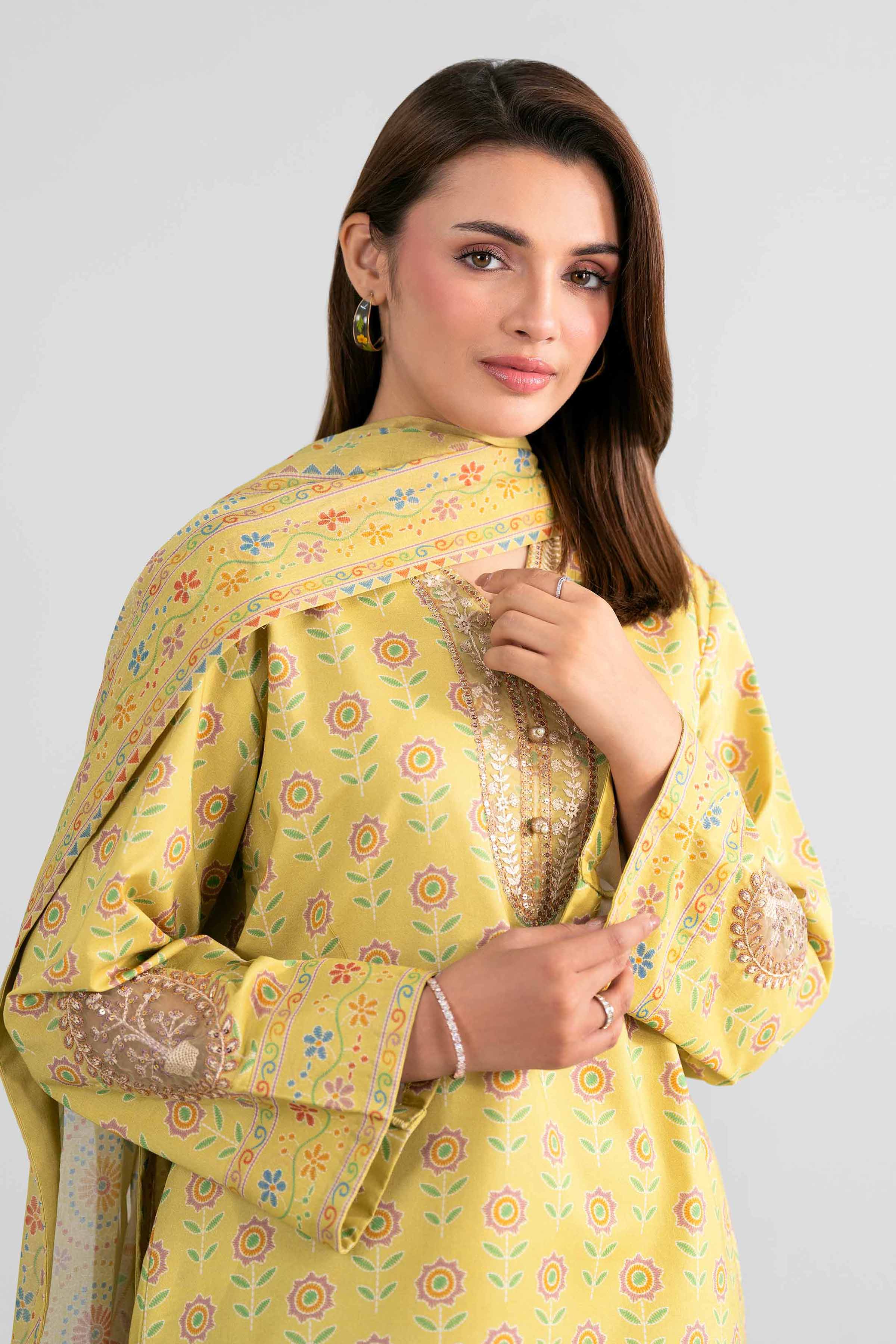 Original Nishat 3 Piece - Printed Embroidered Suit - 42602018 | Buy Online in Pakistan