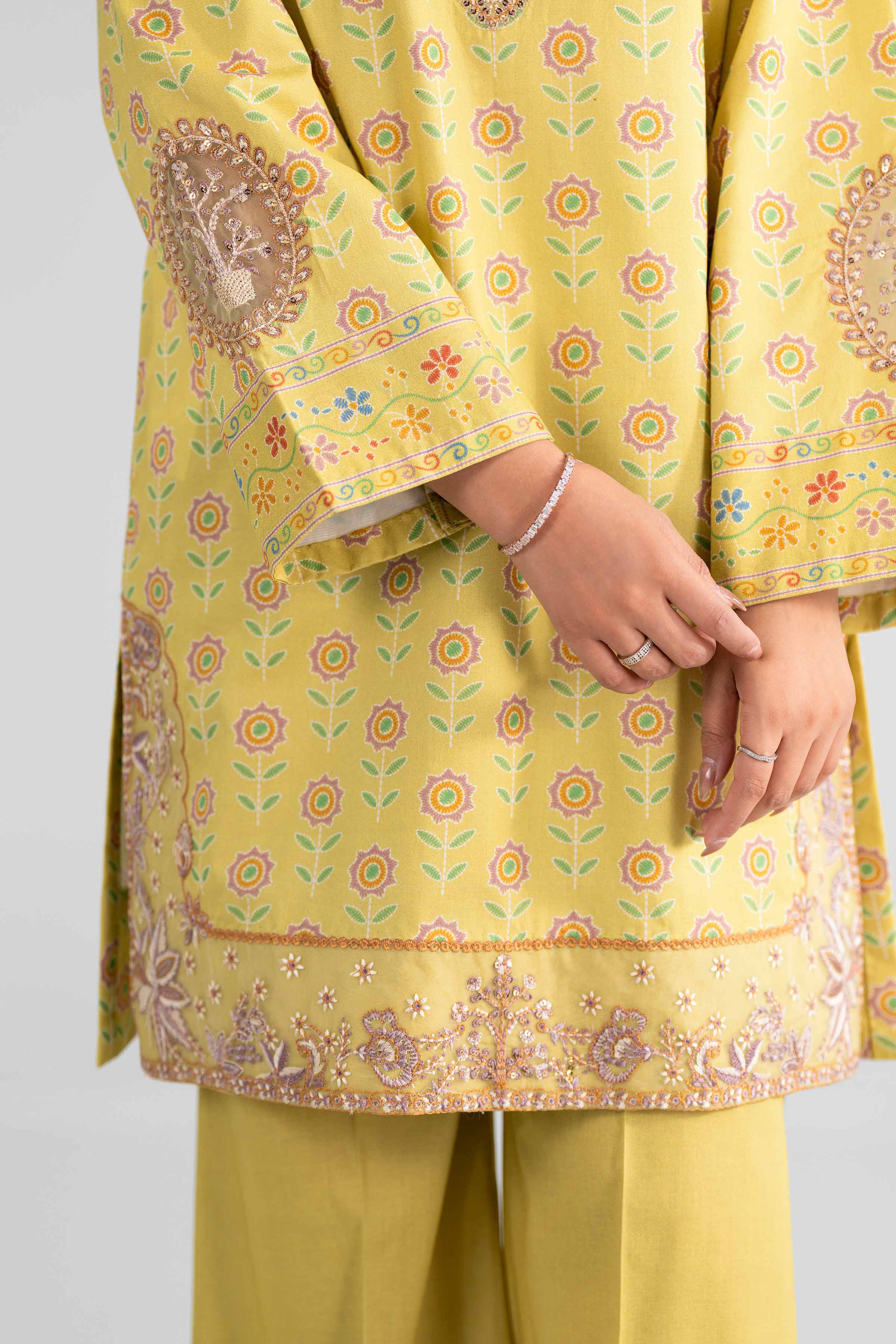 Original Nishat 3 Piece - Printed Embroidered Suit - 42602018 | Buy Online in Pakistan