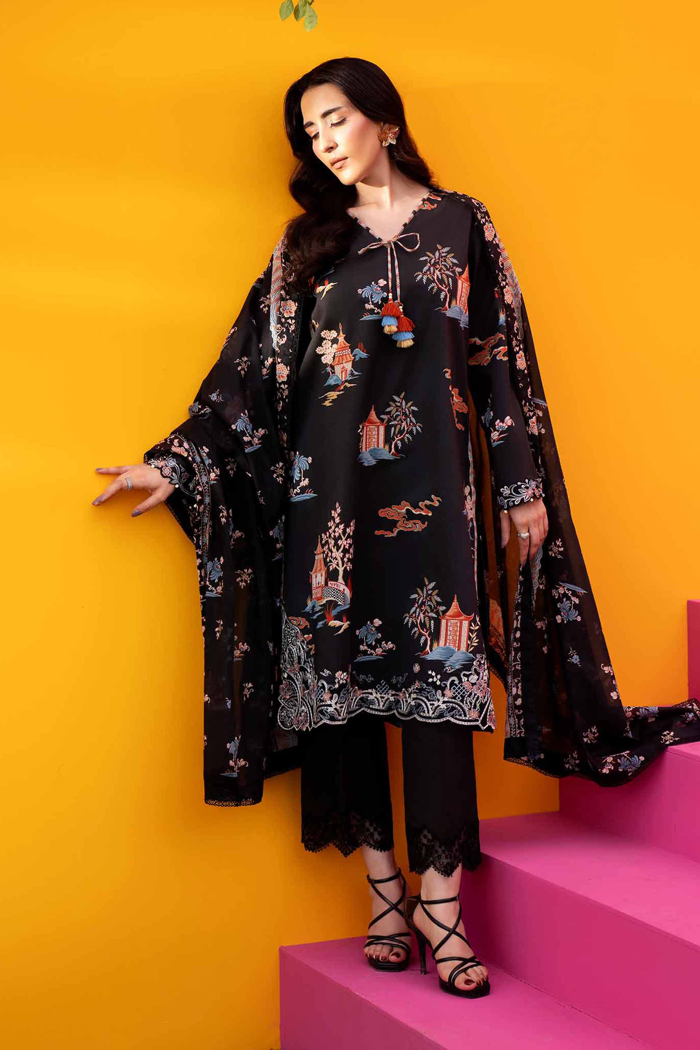 Original Nishat 3 Piece - Printed Embroidered Suit - 42602020 | Buy Online in Pakistan