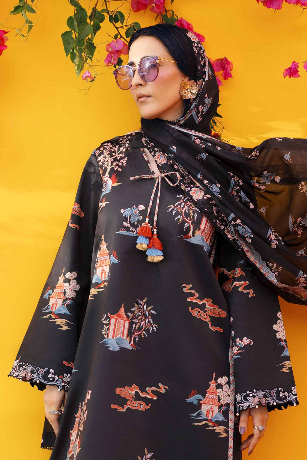 Original Nishat 3 Piece - Printed Embroidered Suit - 42602020 | Buy Online in Pakistan
