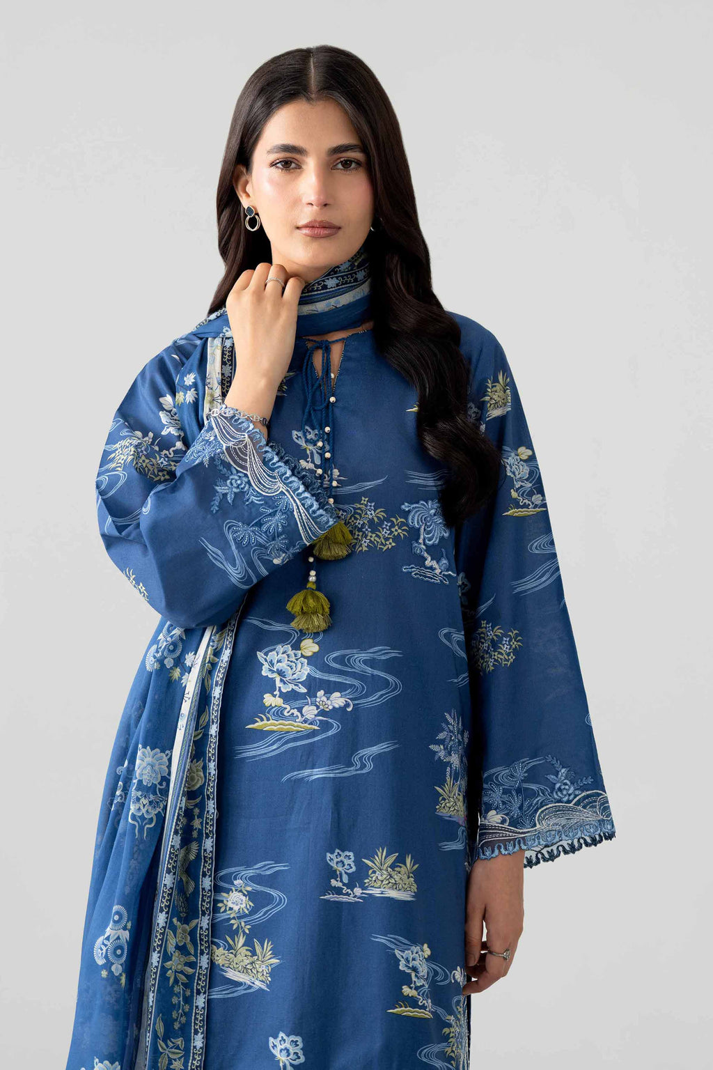 Original Nishat 3 Piece - Printed Embroidered Suit - 42602022 | Buy Online in Pakistan