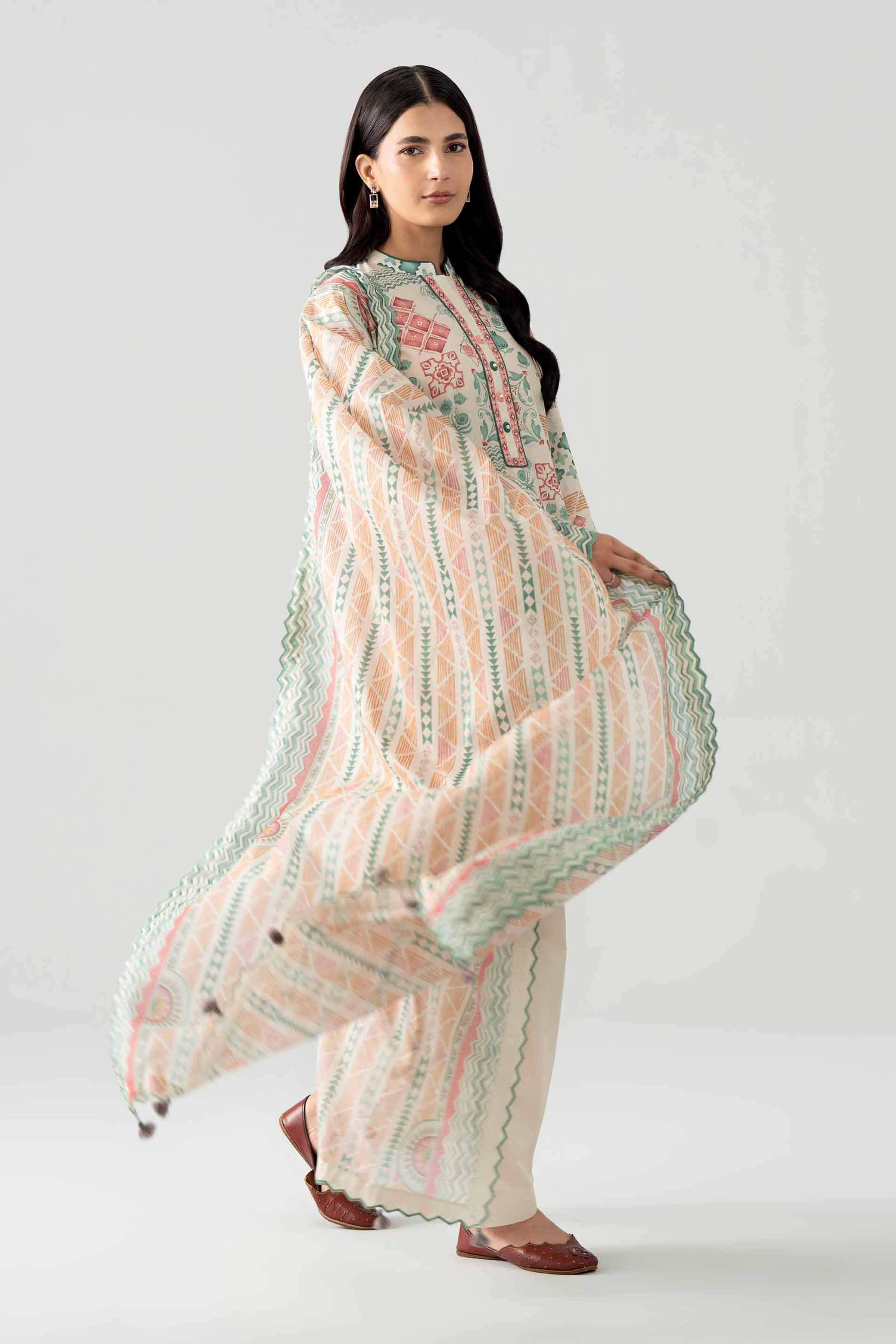 Original Nishat 3 Piece - Printed Suit - 42602024 | Buy Online in Pakistan