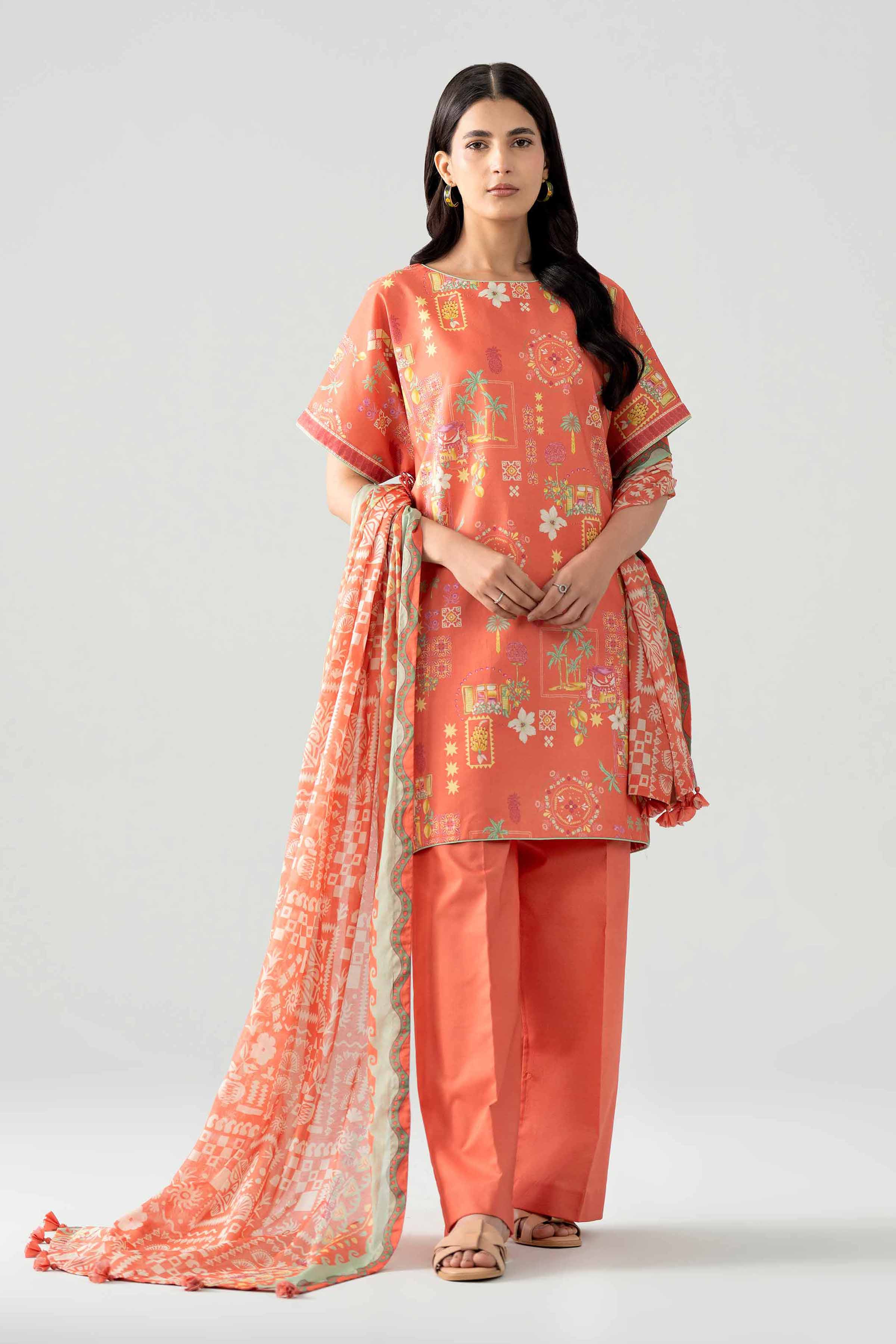 Original Nishat 3 Piece - Printed Suit - 42602028 | Buy Online in Pakistan