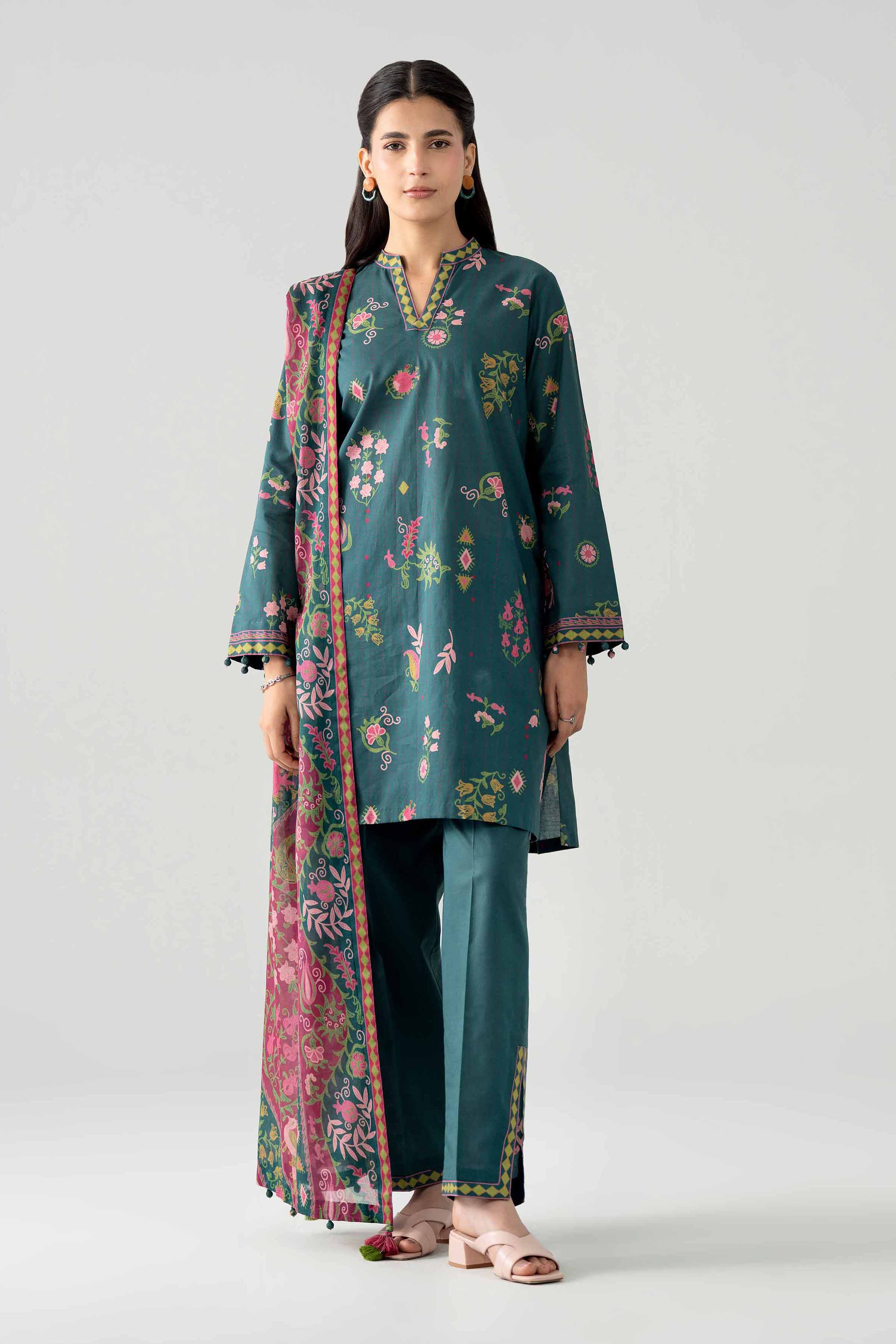Original Nishat 3 Piece - Printed Suit - 42602033 | Buy Online in Pakistan