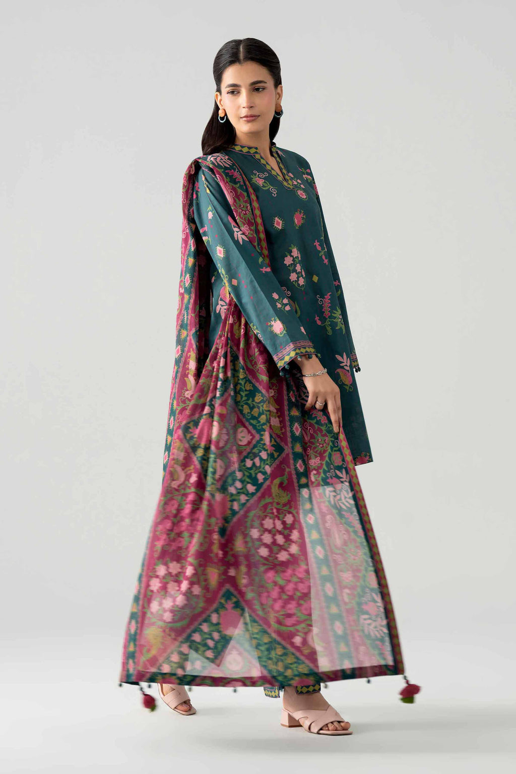Original Nishat 3 Piece - Printed Suit - 42602033 | Buy Online in Pakistan