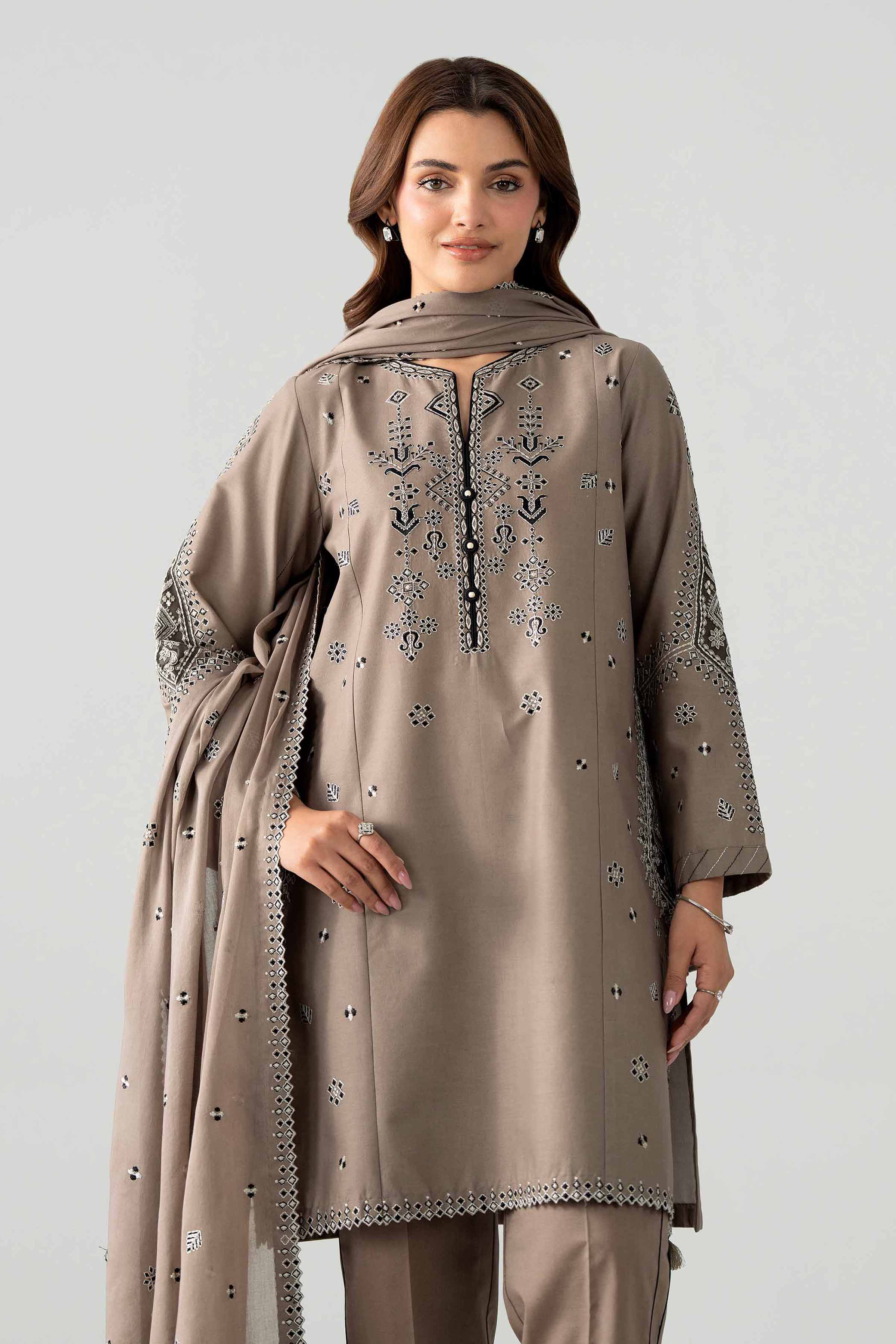 Original Nishat 3 Piece - Embroidered Suit - 42602034 | Buy Online in Pakistan