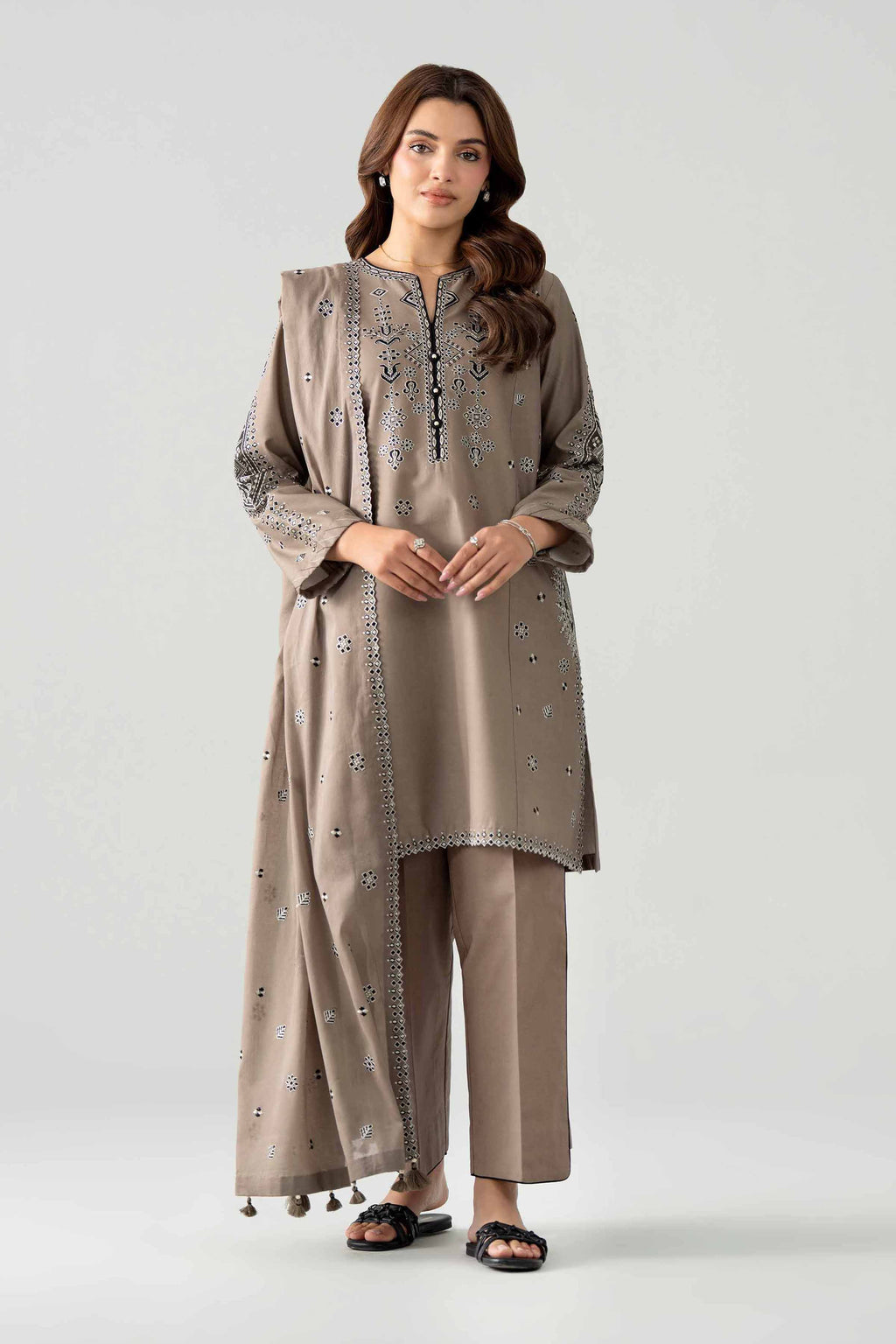 Original Nishat 3 Piece - Embroidered Suit - 42602034 | Buy Online in Pakistan