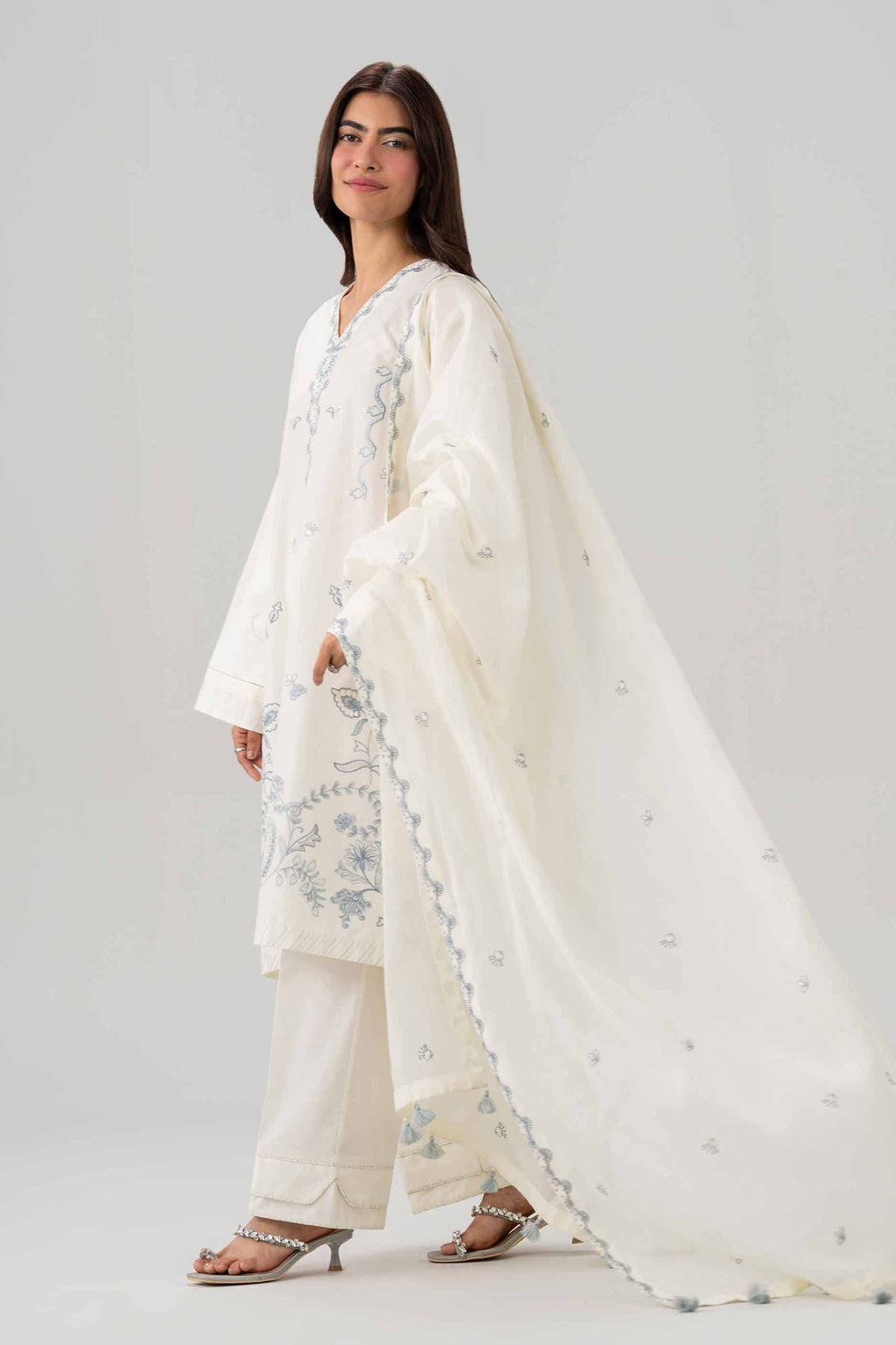 Original Nishat 3 Piece - Embroidered Suit - 42602035 | Buy Online in Pakistan