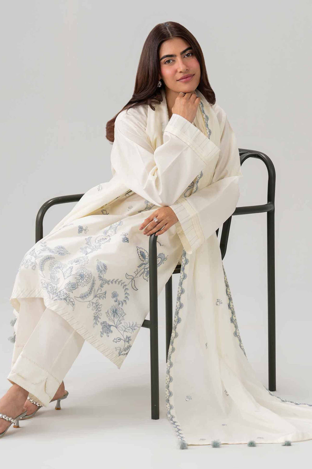 Original Nishat 3 Piece - Embroidered Suit - 42602035 | Buy Online in Pakistan