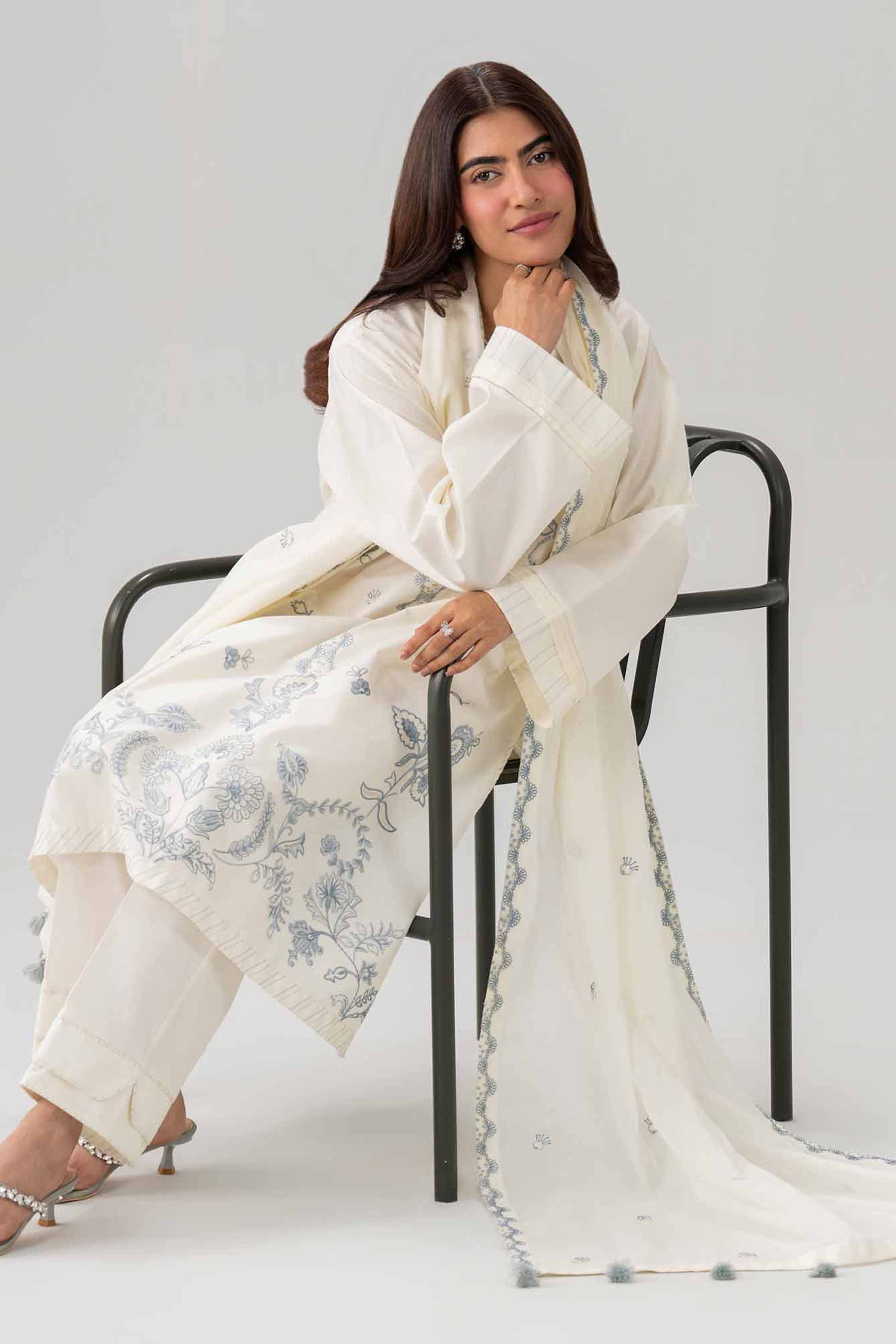 Original Nishat 3 Piece - Embroidered Suit - 42602035 | Buy Online in Pakistan