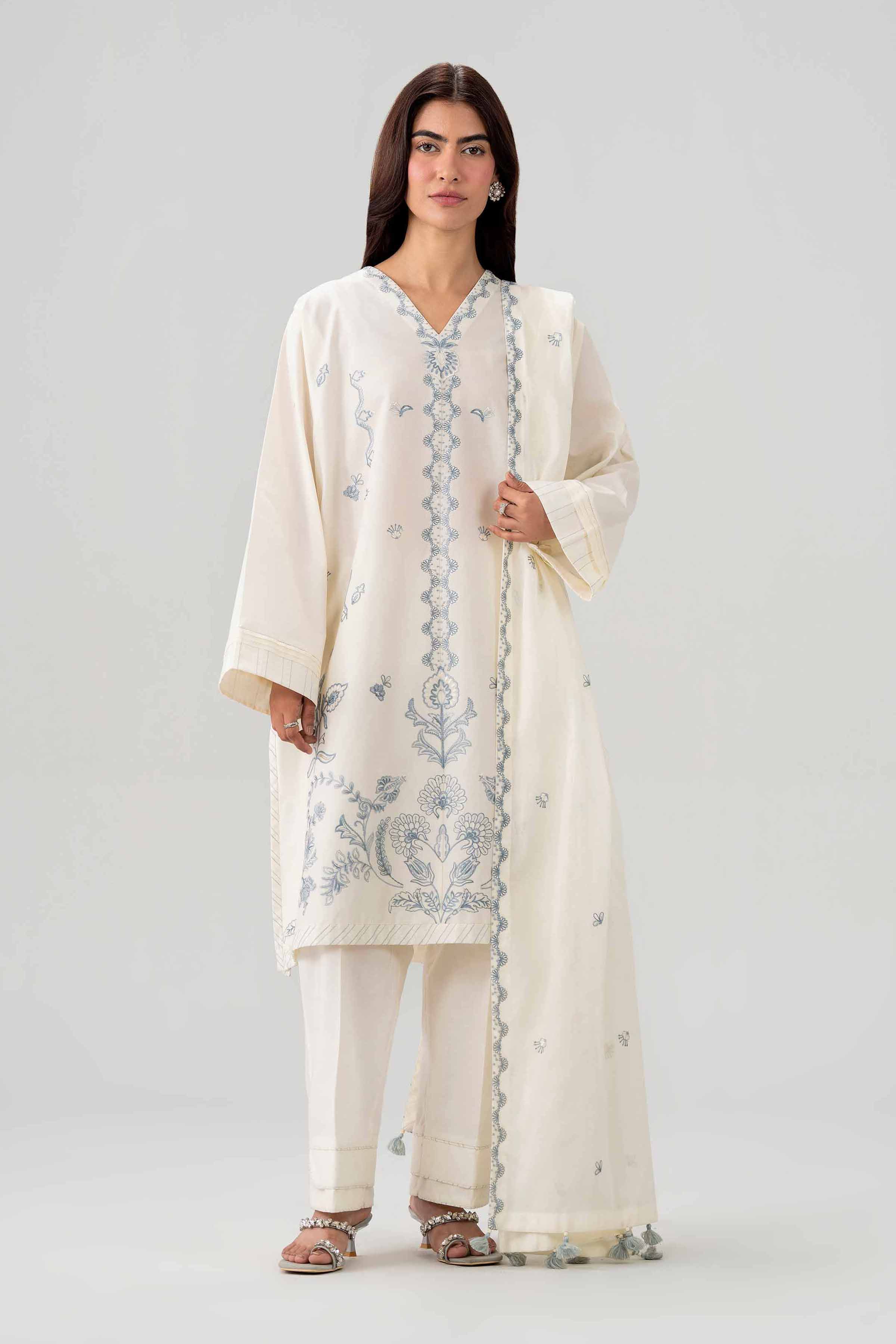 Original Nishat 3 Piece - Embroidered Suit - 42602035 | Buy Online in Pakistan