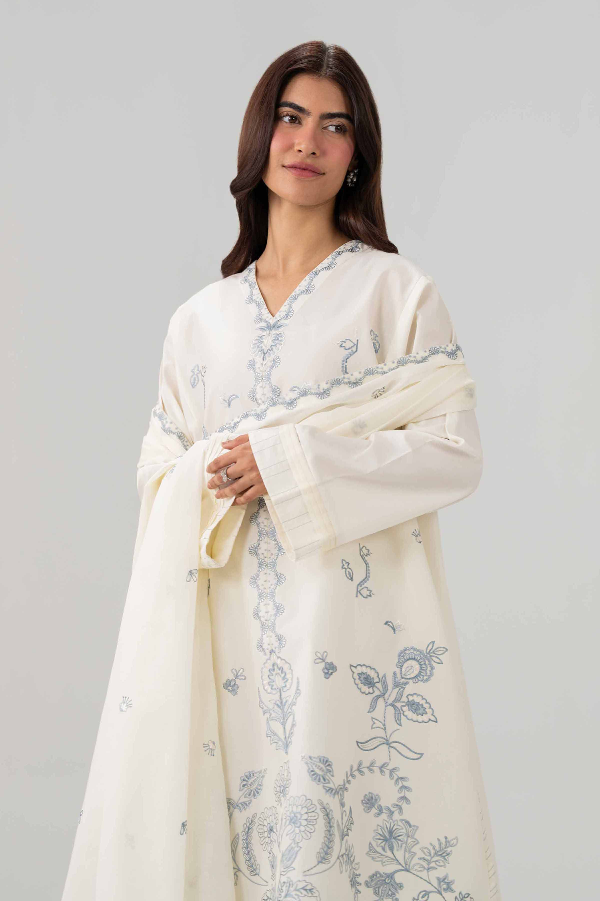 Original Nishat 3 Piece - Embroidered Suit - 42602035 | Buy Online in Pakistan