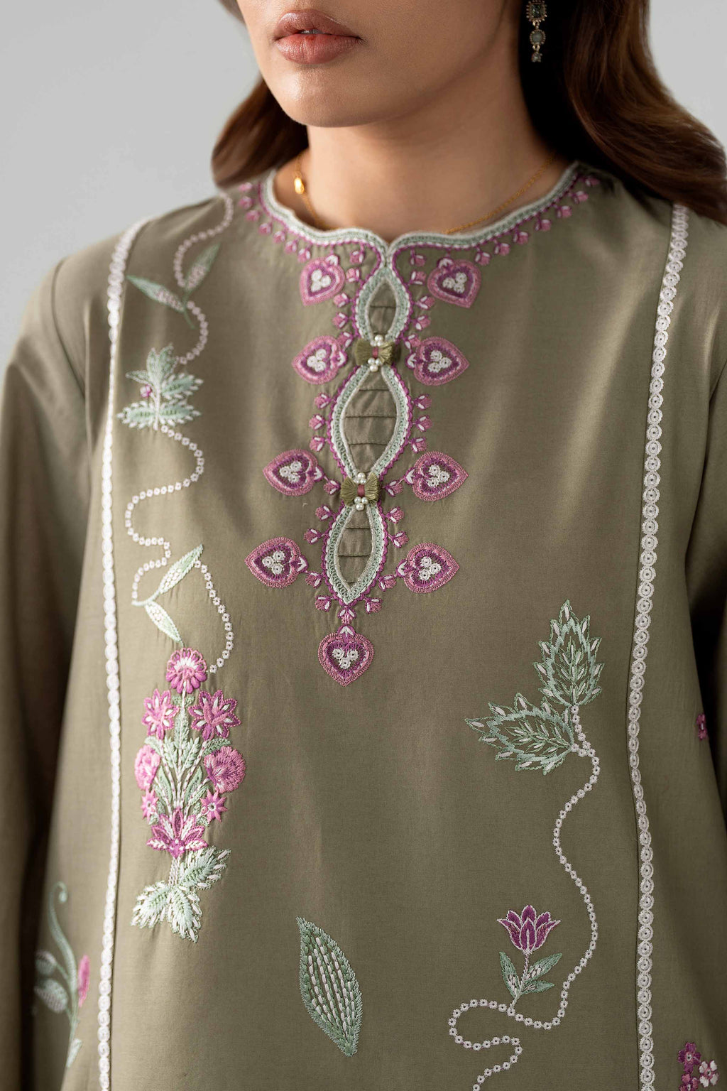 Original Nishat 3 Piece - Embroidered Suit - 42602037 | Buy Online in Pakistan