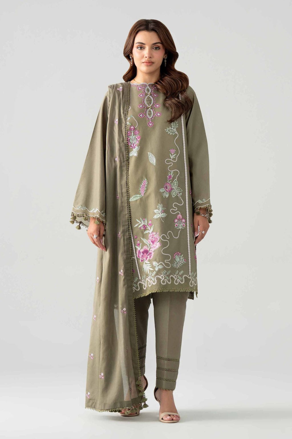 Original Nishat 3 Piece - Embroidered Suit - 42602037 | Buy Online in Pakistan