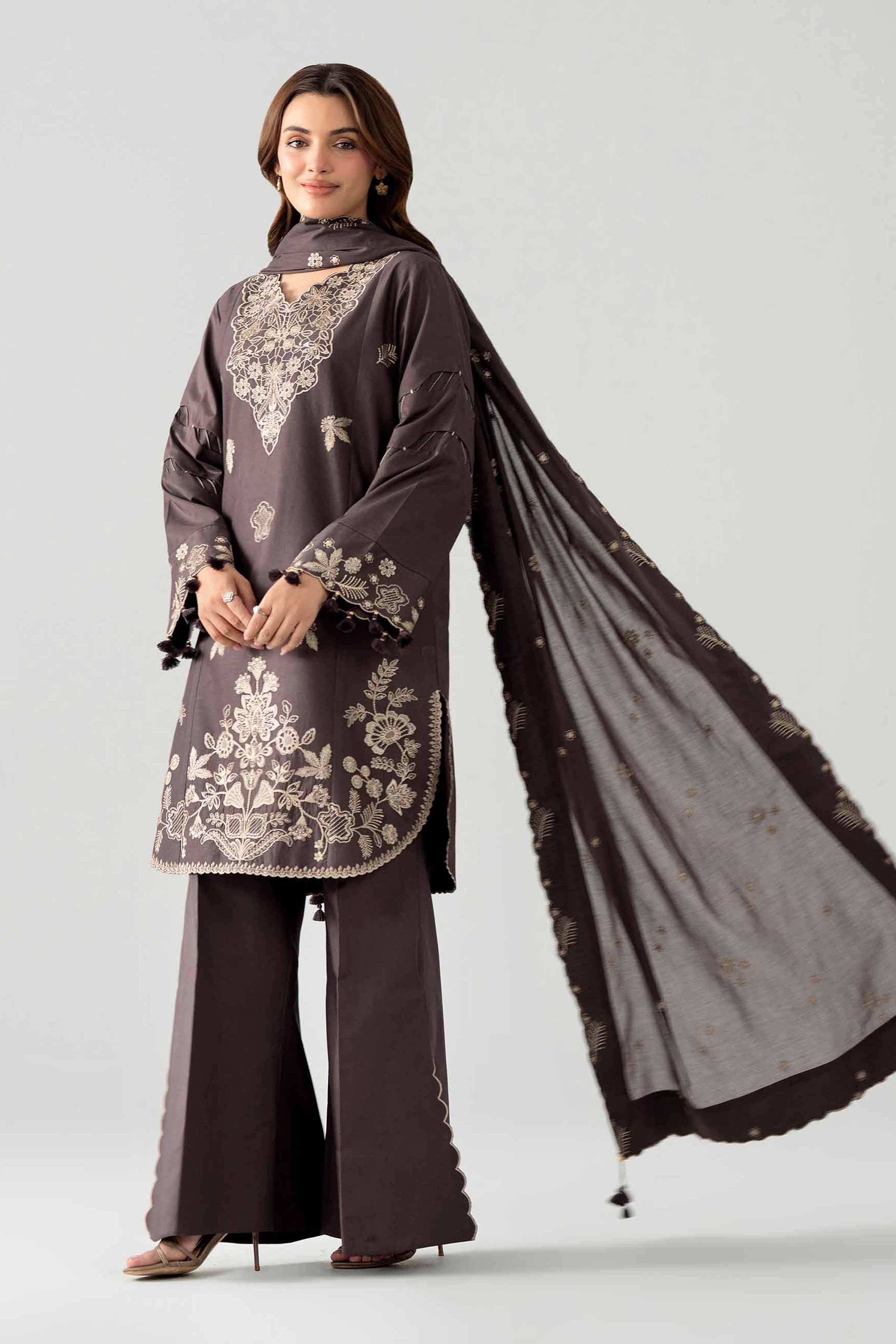Original Nishat 3 Piece - Embroidered Suit - 42602038 | Buy Online in Pakistan