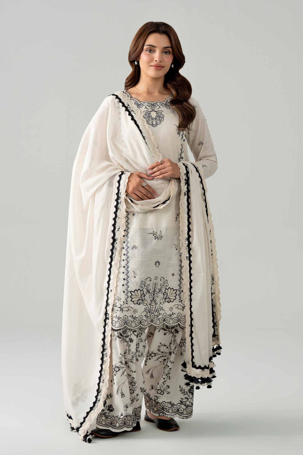 Original Nishat 3 Piece - Printed Embroidered Suit - 42602039 | Buy Online in Pakistan