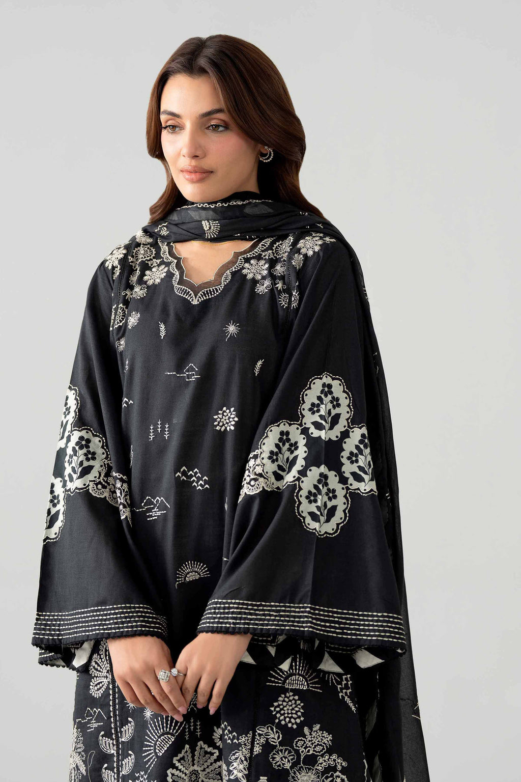 Original Nishat 3 Piece - Printed Embroidered Suit - 42602043 | Buy Online in Pakistan