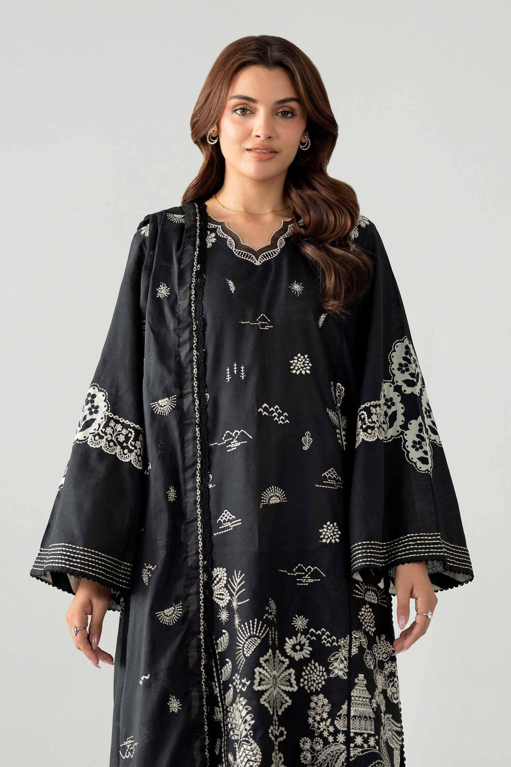 Original Nishat 3 Piece - Printed Embroidered Suit - 42602043 | Buy Online in Pakistan