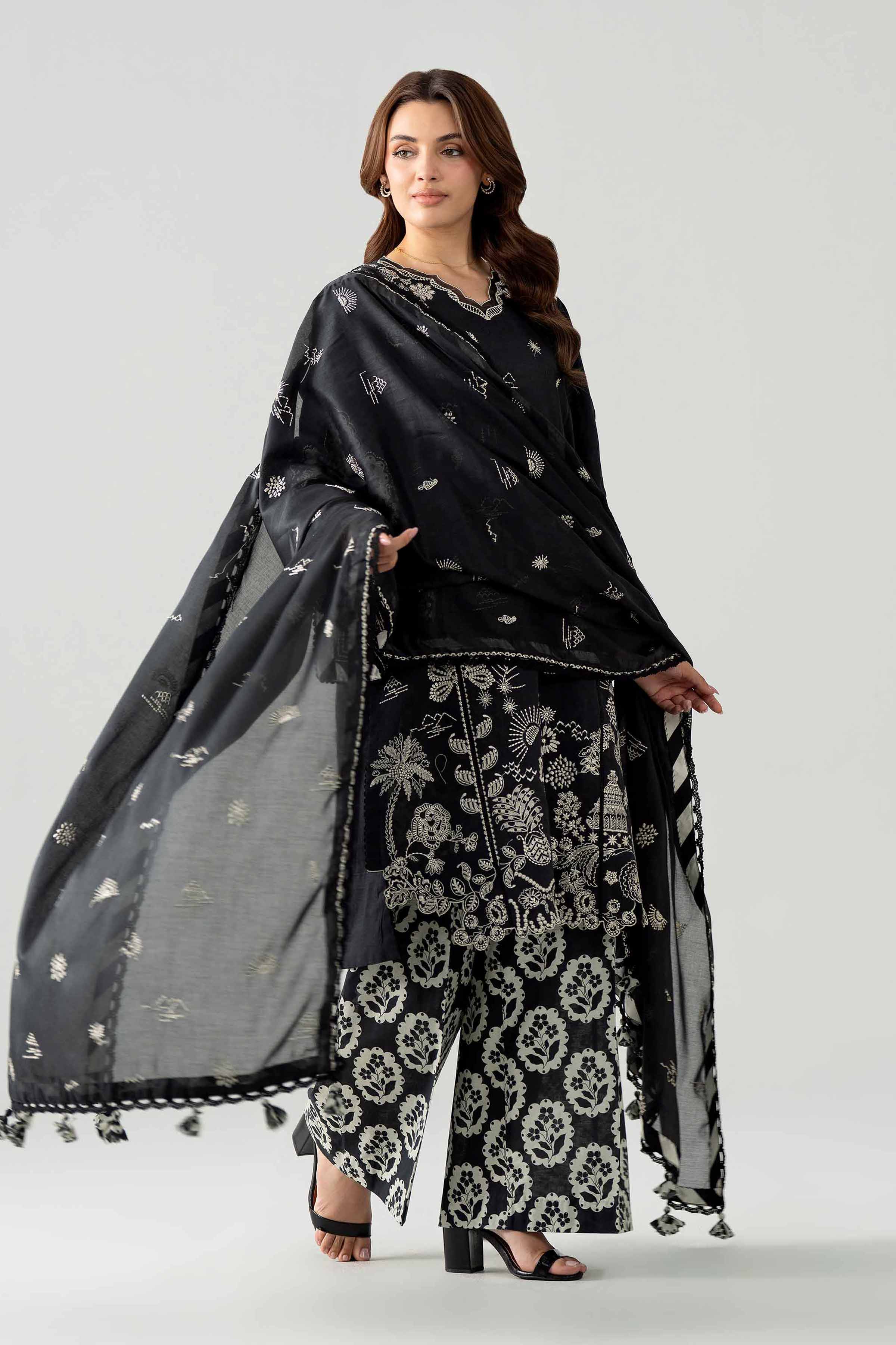 Original Nishat 3 Piece - Printed Embroidered Suit - 42602043 | Buy Online in Pakistan