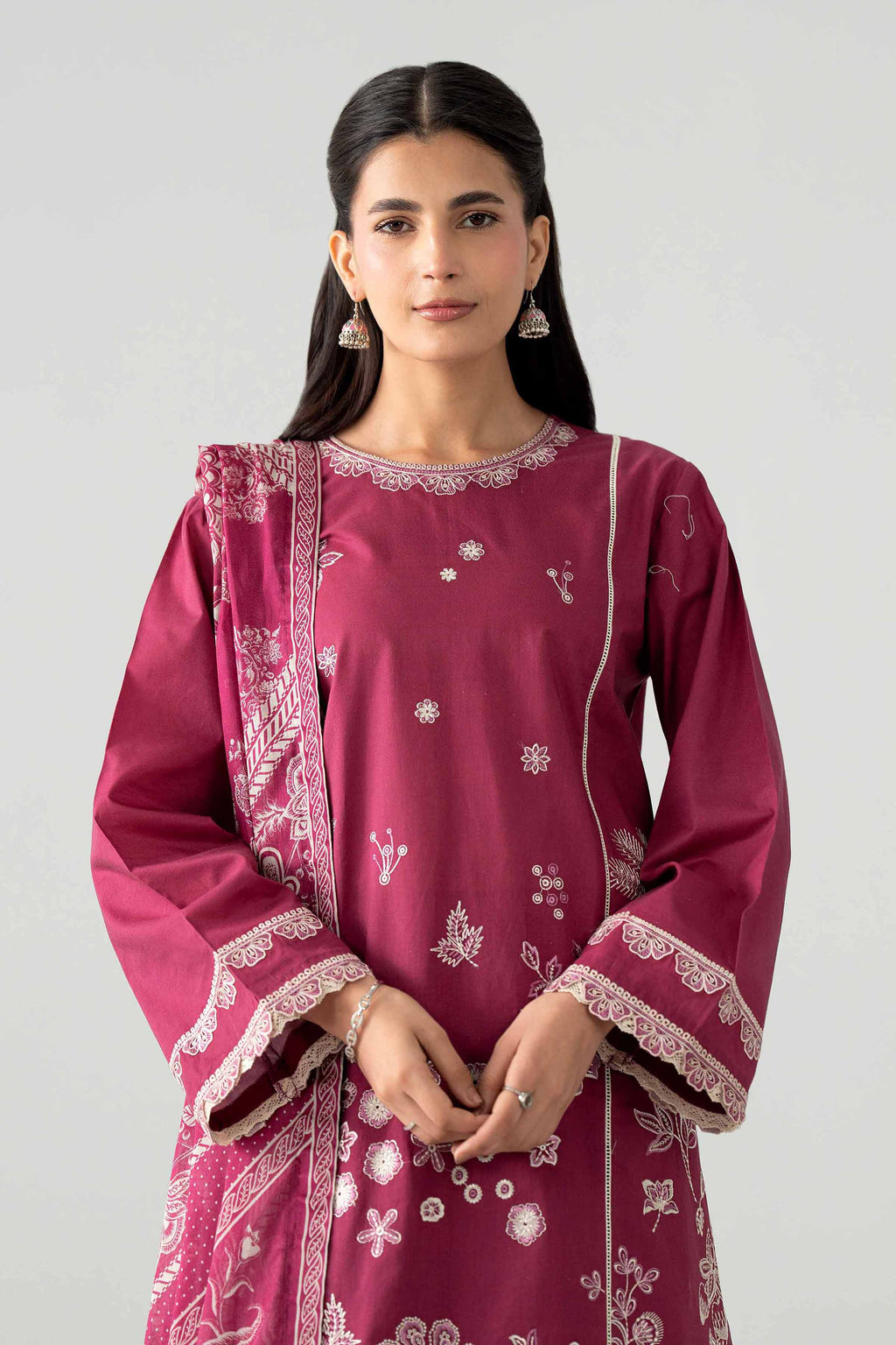 Original Nishat 3 Piece - Digital Printed Embroidered Suit - 42602044 | Buy Online in Pakistan