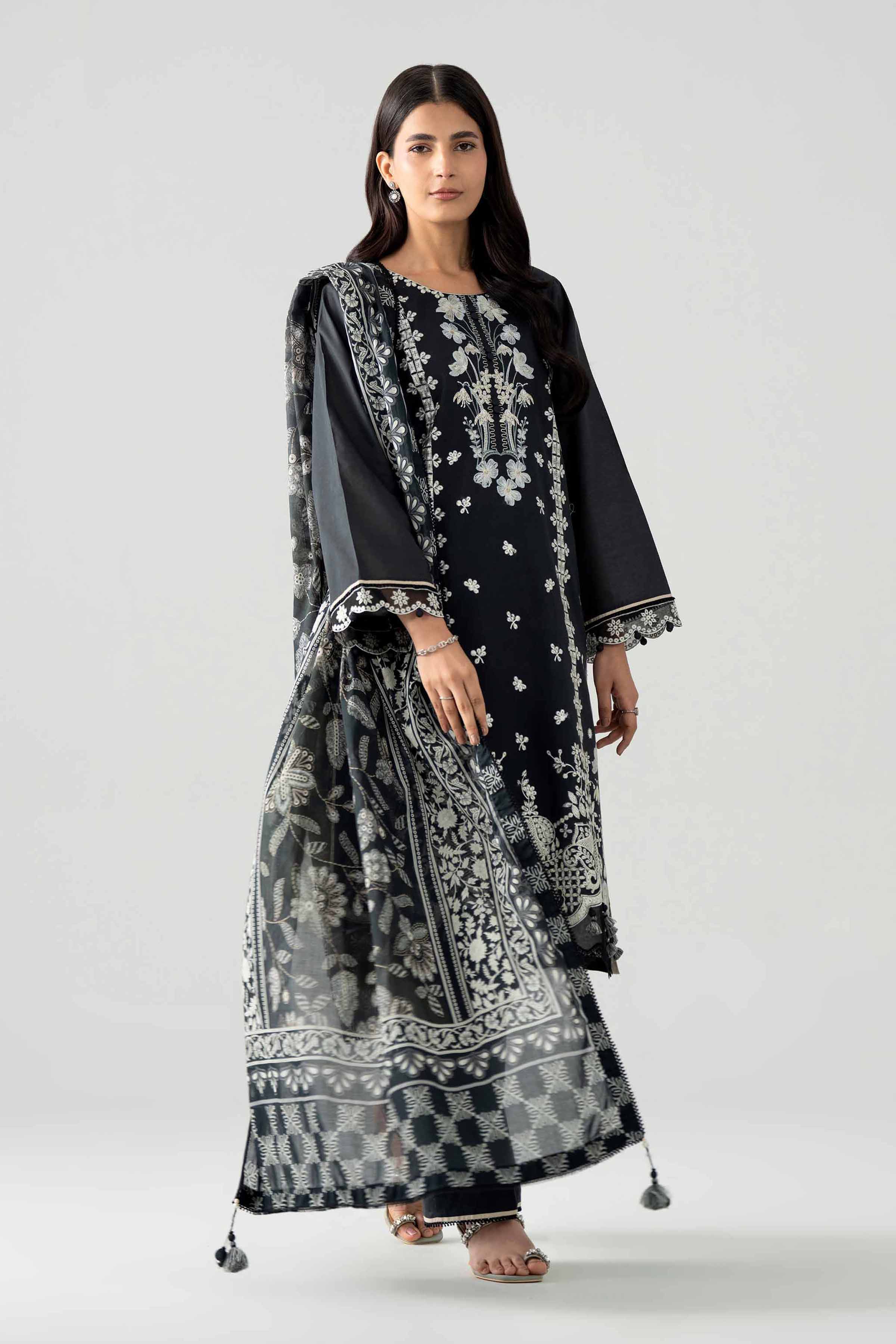 Original Nishat 3 Piece - Digital Printed Embroidered Suit - 42602045 | Buy Online in Pakistan