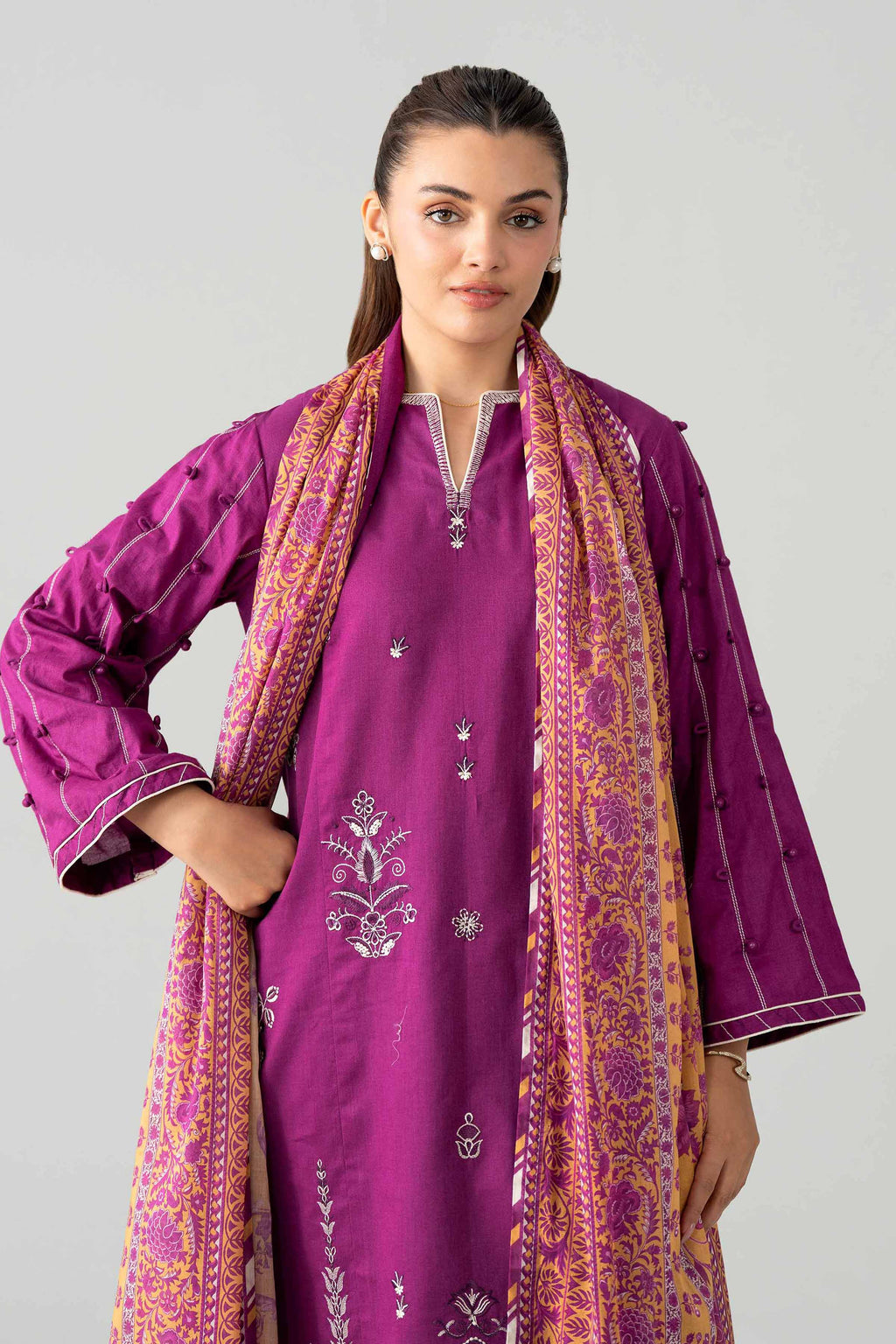 Original Nishat 3 Piece - Digital Printed Embroidered Suit - 42602046 | Buy Online in Pakistan