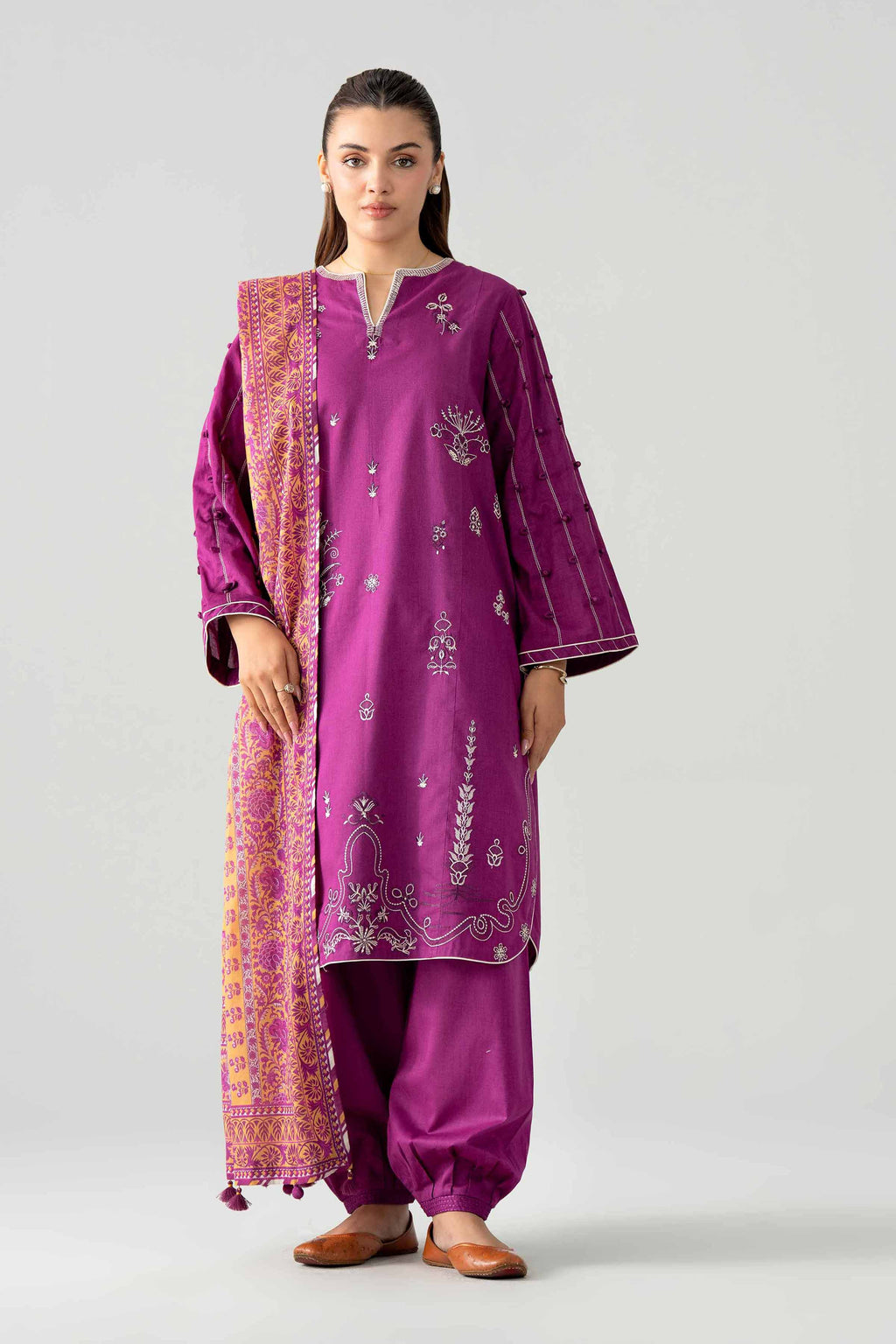 Original Nishat 3 Piece - Digital Printed Embroidered Suit - 42602046 | Buy Online in Pakistan