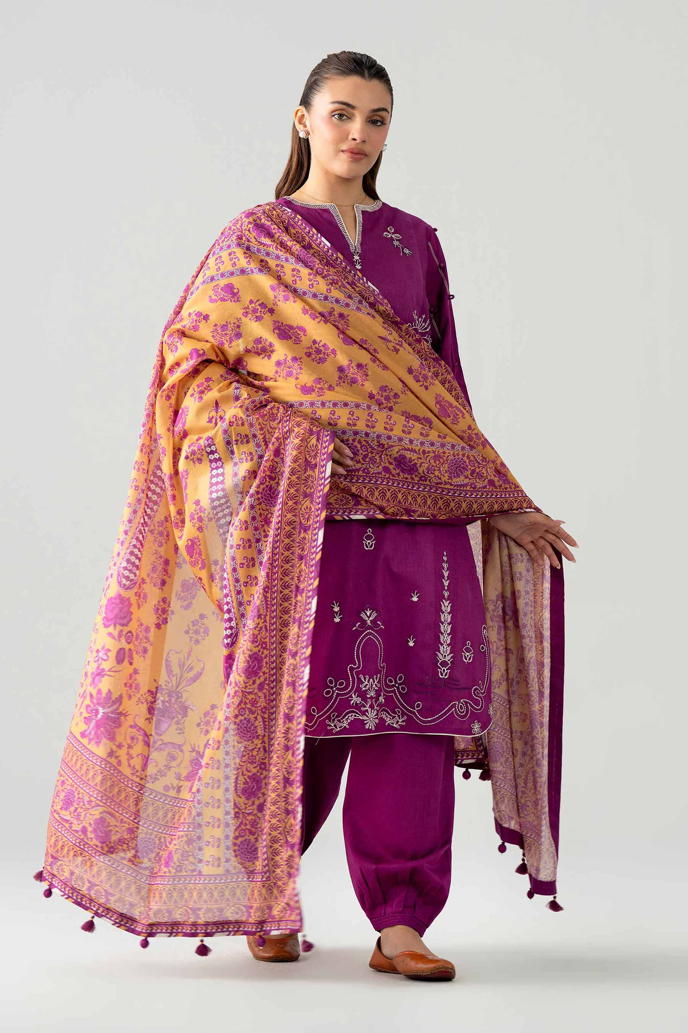 Original Nishat 3 Piece - Digital Printed Embroidered Suit - 42602046 | Buy Online in Pakistan