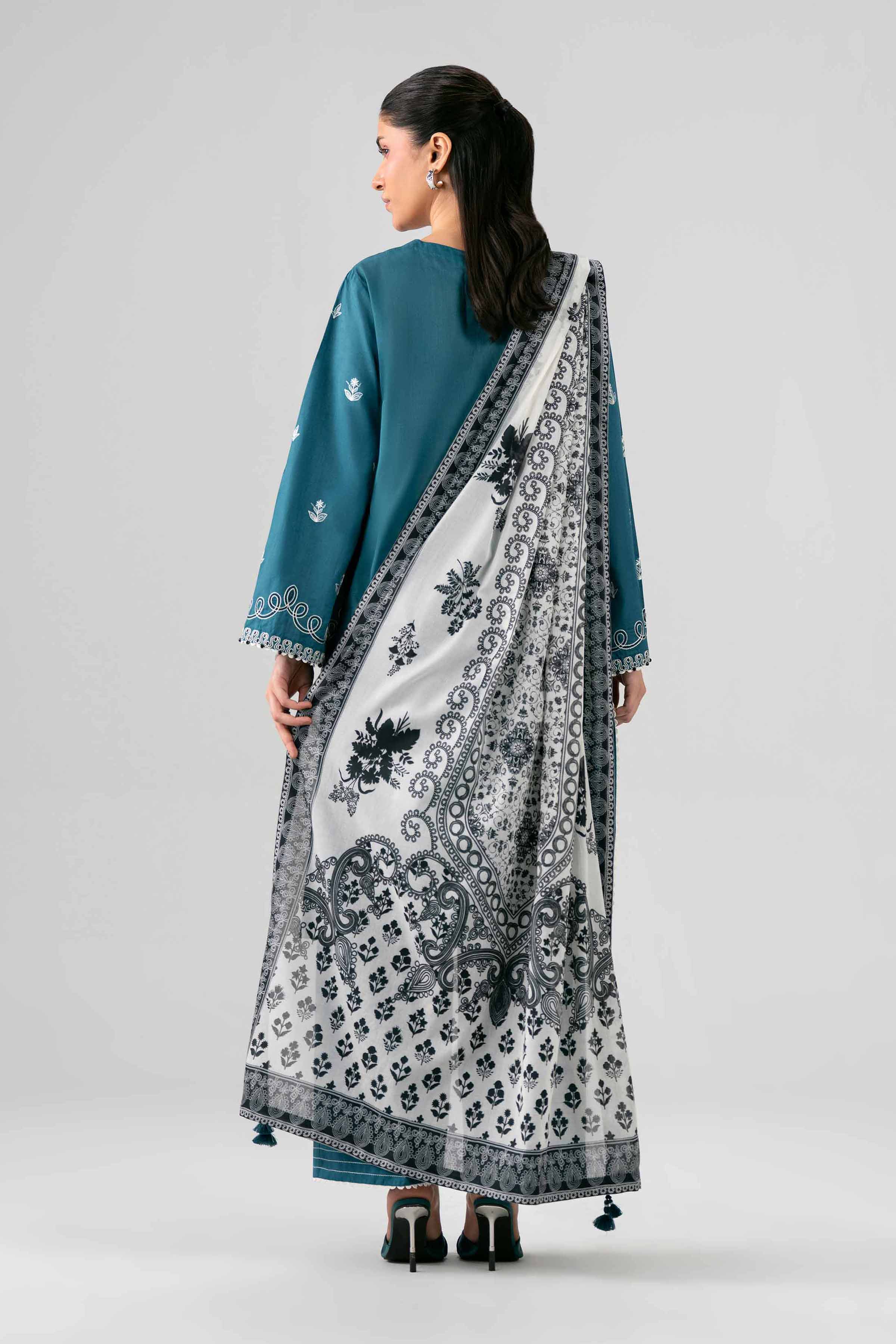 Original Nishat 3 Piece - Digital Printed Embroidered Suit - 42602048 | Buy Online in Pakistan