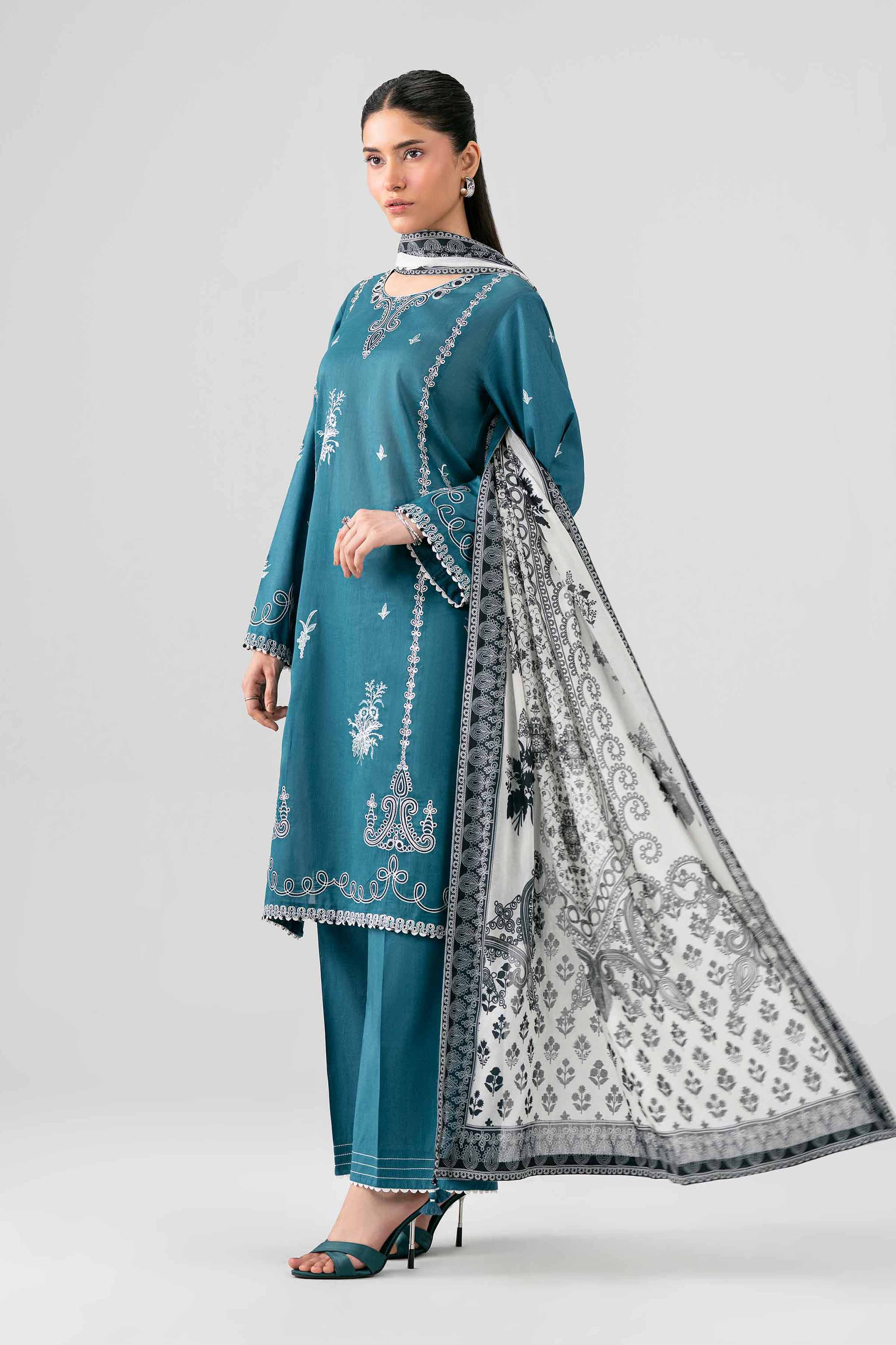 Original Nishat 3 Piece - Digital Printed Embroidered Suit - 42602048 | Buy Online in Pakistan