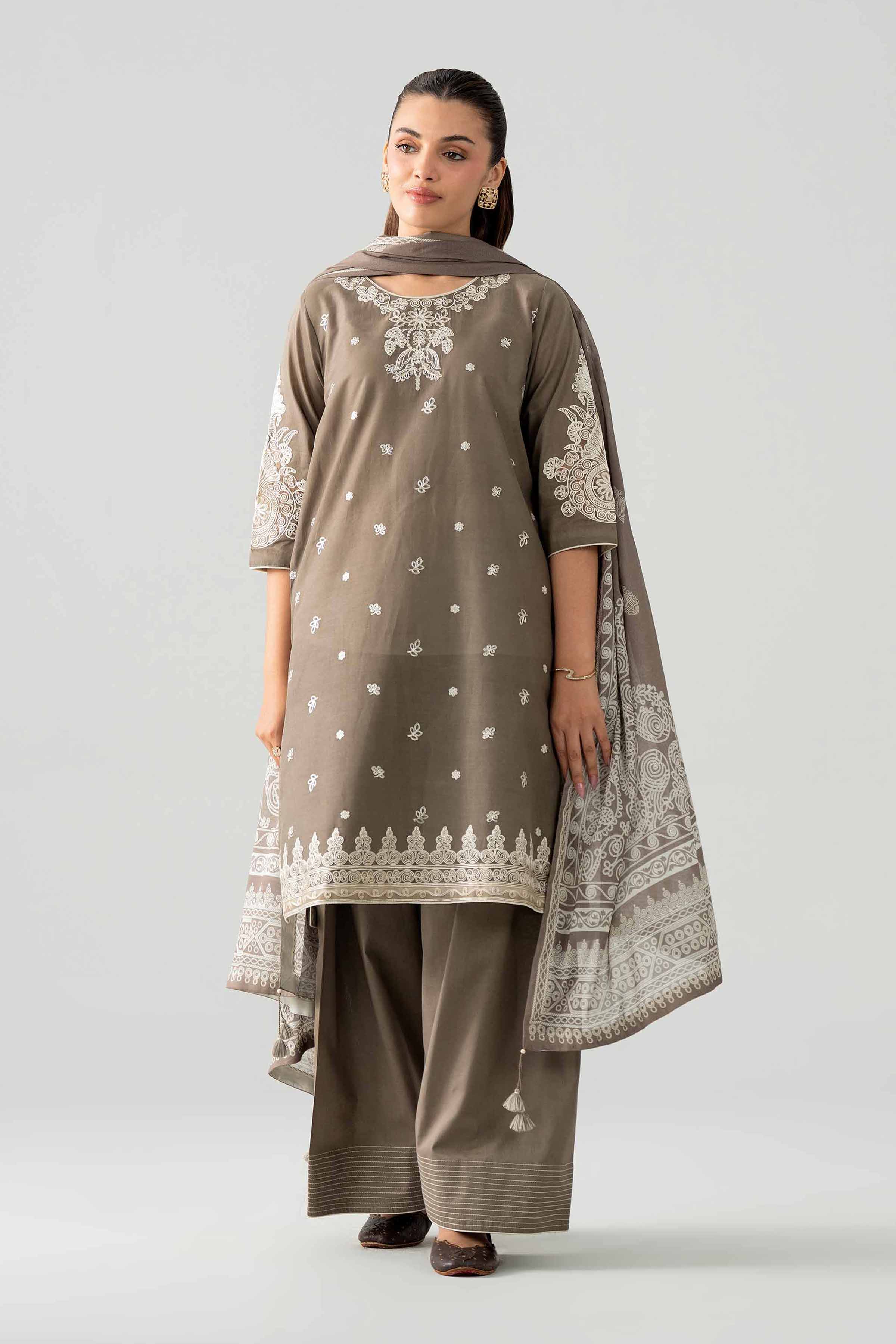 Original Nishat 3 Piece - Digital Printed Embroidered Suit - 42602049 | Buy Online in Pakistan