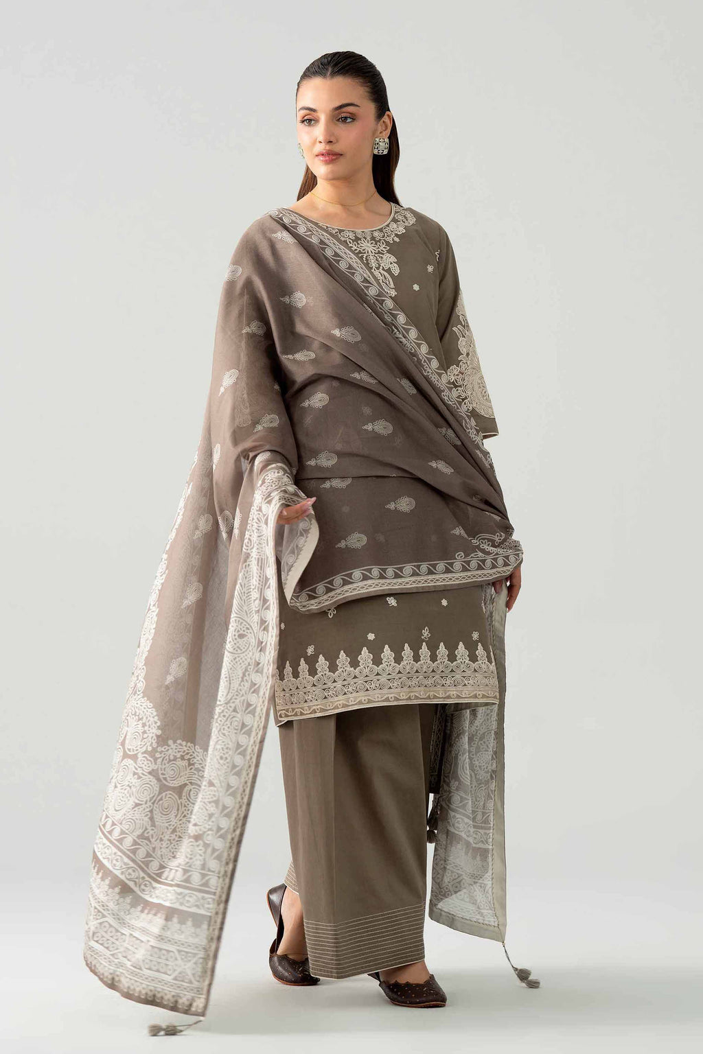 Original Nishat 3 Piece - Digital Printed Embroidered Suit - 42602049 | Buy Online in Pakistan