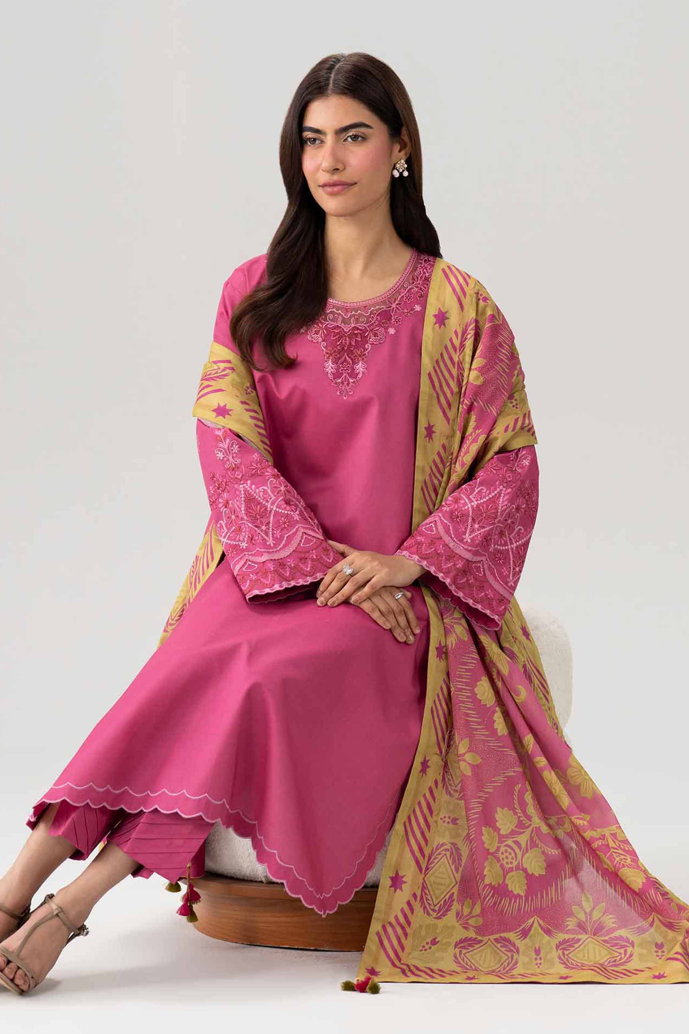 Original Nishat 3 Piece - Digital Printed Embroidered Suit - 42602051 | Buy Online in Pakistan