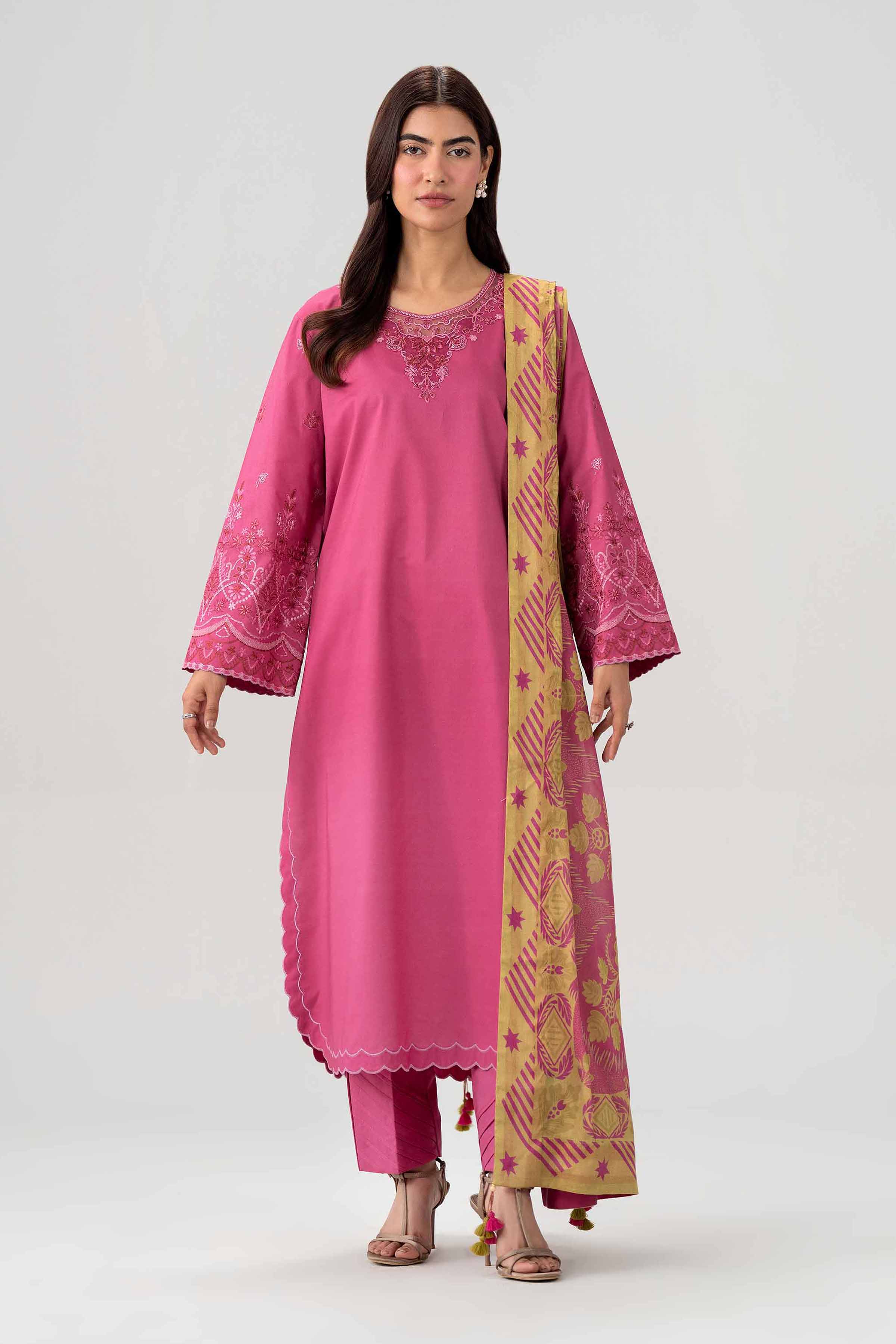 Original Nishat 3 Piece - Digital Printed Embroidered Suit - 42602051 | Buy Online in Pakistan