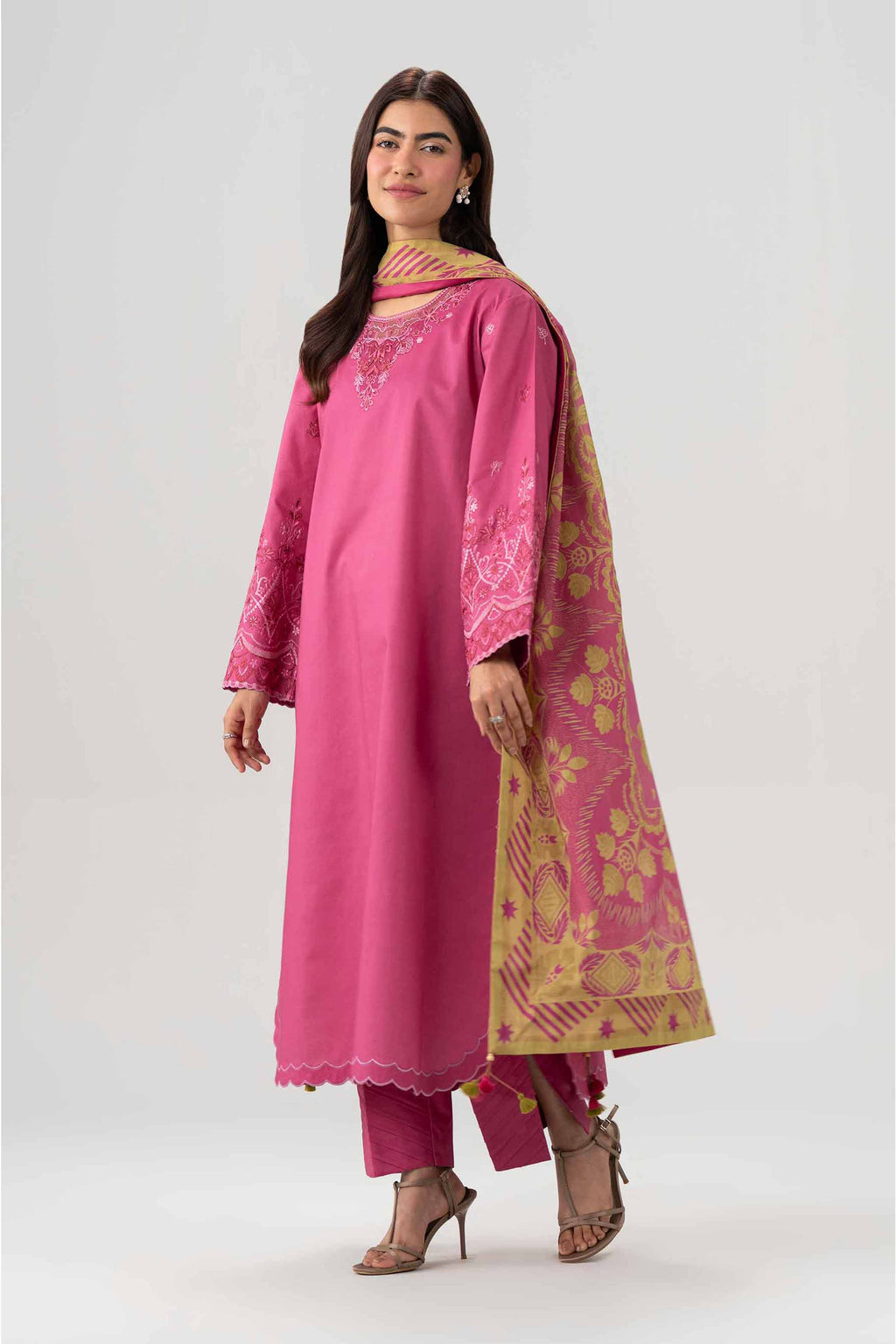 Original Nishat 3 Piece - Digital Printed Embroidered Suit - 42602051 | Buy Online in Pakistan