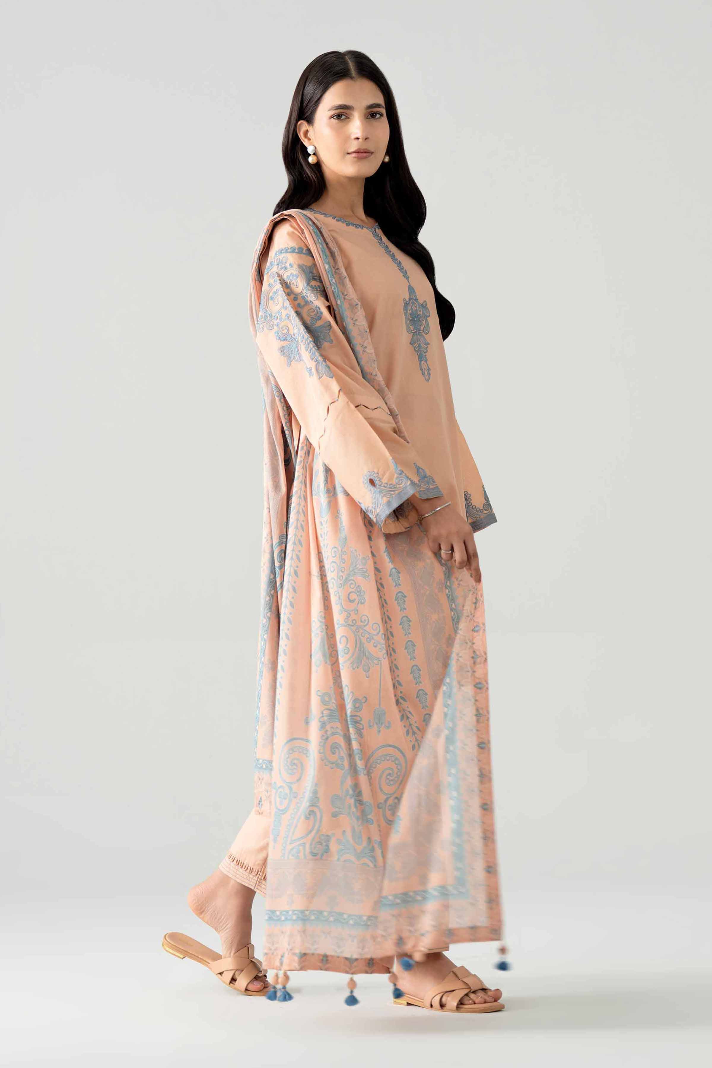 Original Nishat 3 Piece - Digital Printed Embroidered Suit - 42602053 | Buy Online in Pakistan