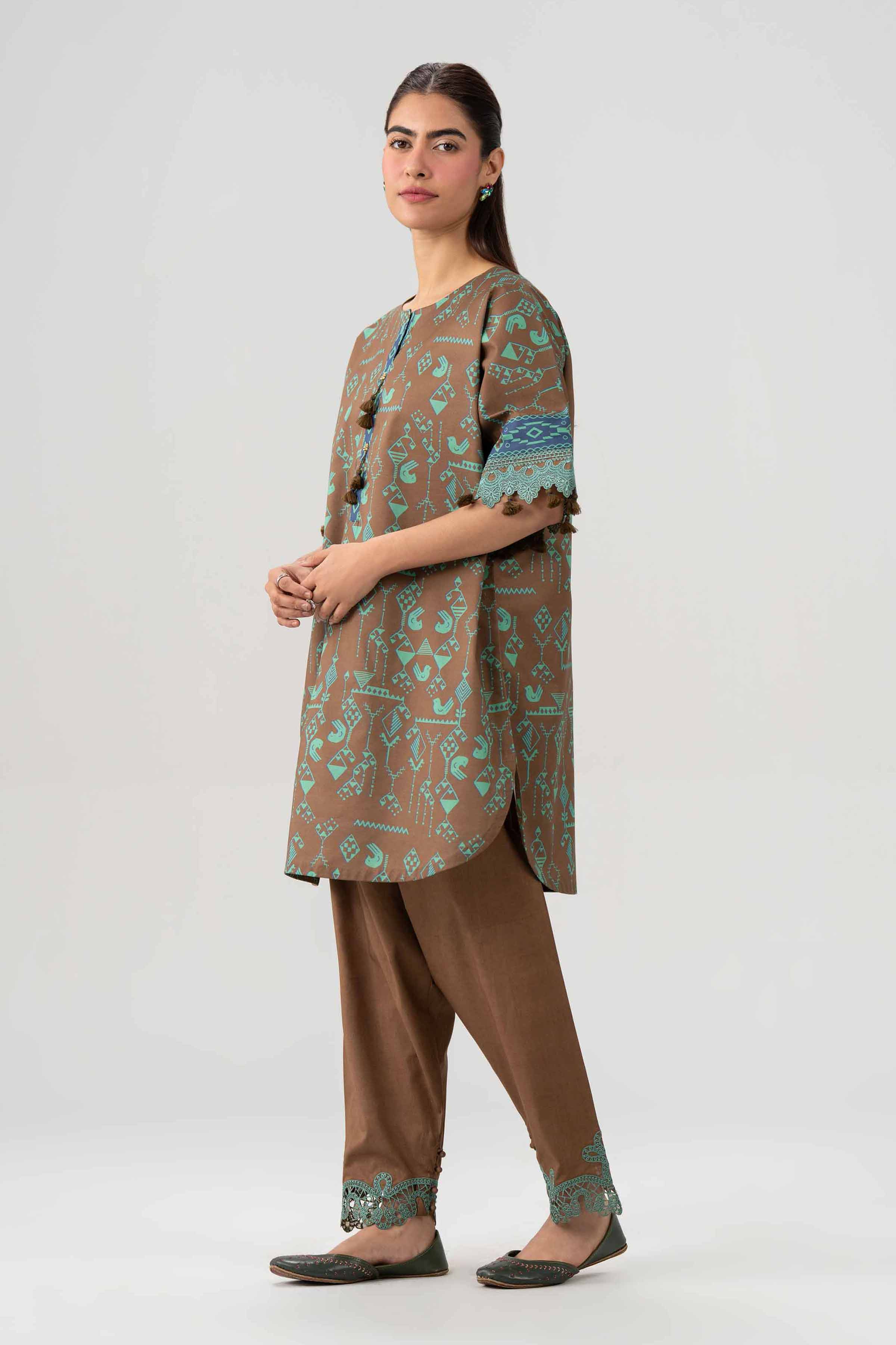 Original Nishat 2 Piece - Printed Embroidered Suit - 42602055 | Buy Online in Pakistan