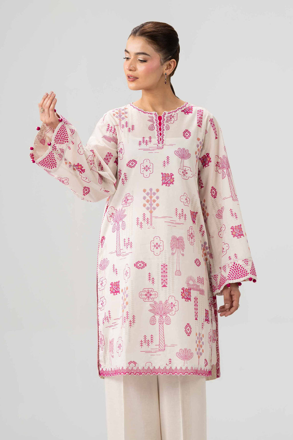 Original Nishat 2 Piece - Printed Embroidered Suit - 42602056 | Buy Online in Pakistan