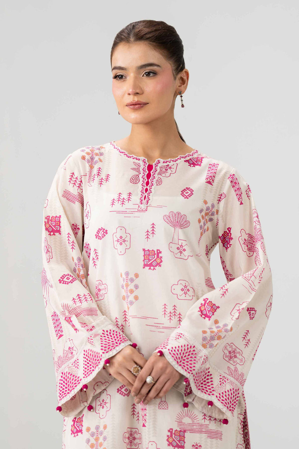 Original Nishat 2 Piece - Printed Embroidered Suit - 42602056 | Buy Online in Pakistan