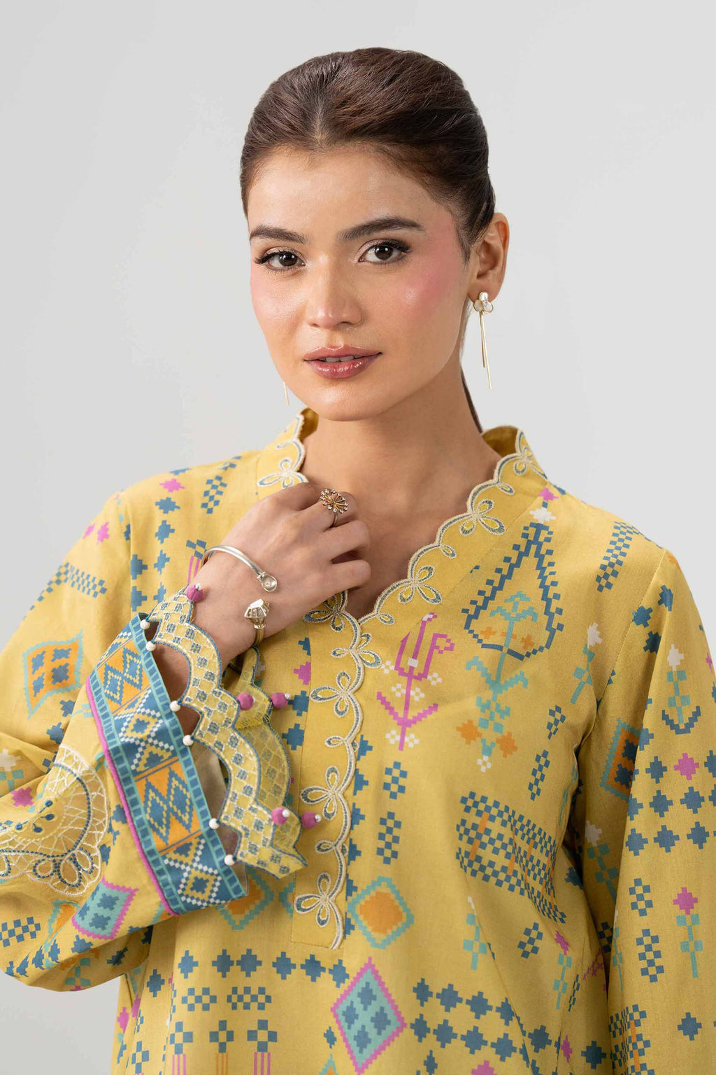 Original Nishat 2 Piece - Printed Embroidered Suit - 42602057 | Buy Online in Pakistan