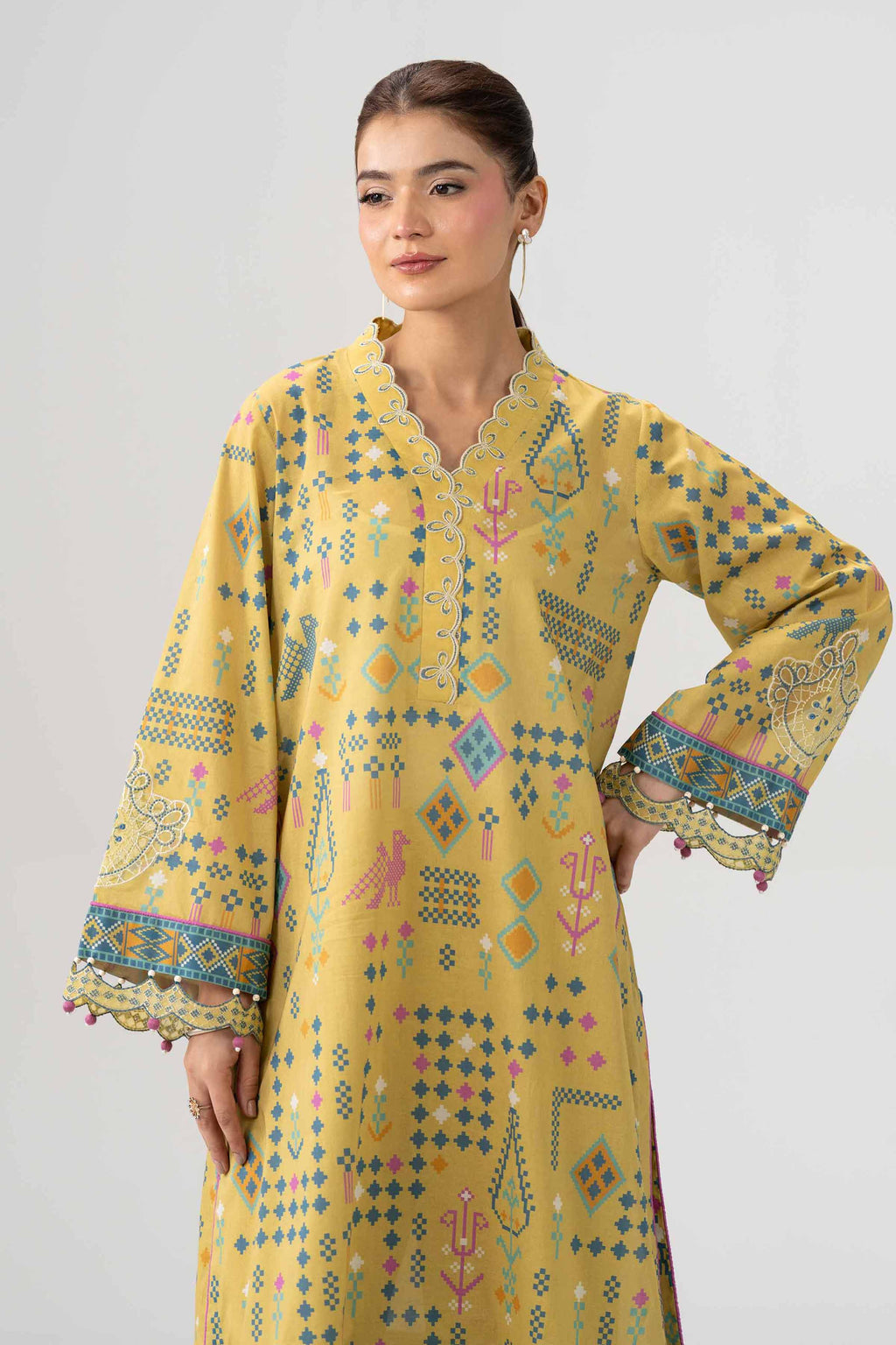 Original Nishat 2 Piece - Printed Embroidered Suit - 42602057 | Buy Online in Pakistan
