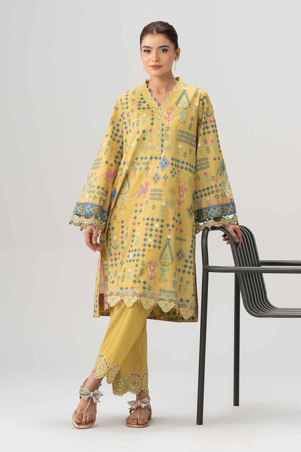 Original Nishat 2 Piece - Printed Embroidered Suit - 42602057 | Buy Online in Pakistan