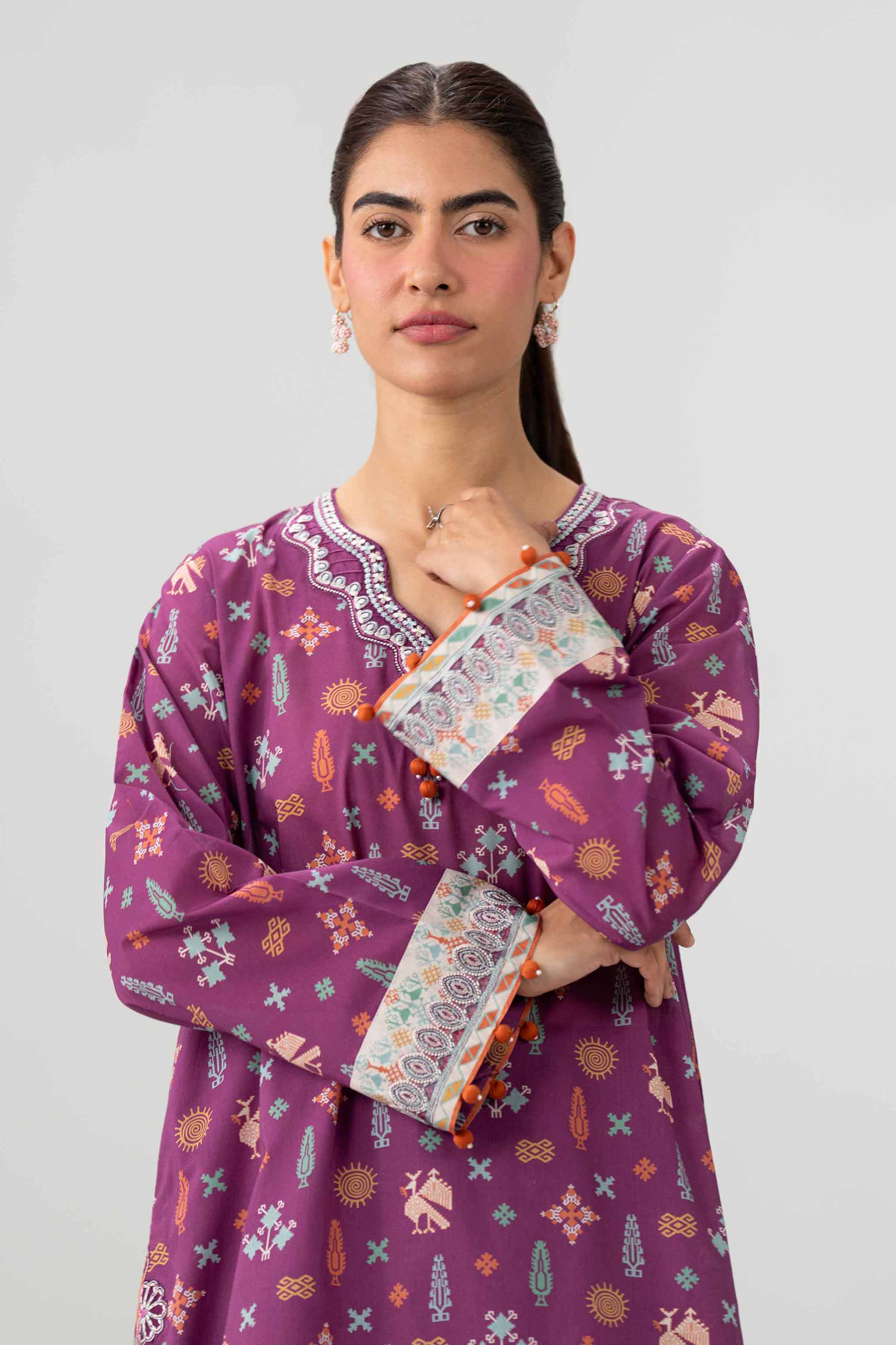 Original Nishat 2 Piece - Printed Embroidered Suit - 42602059 | Buy Online in Pakistan